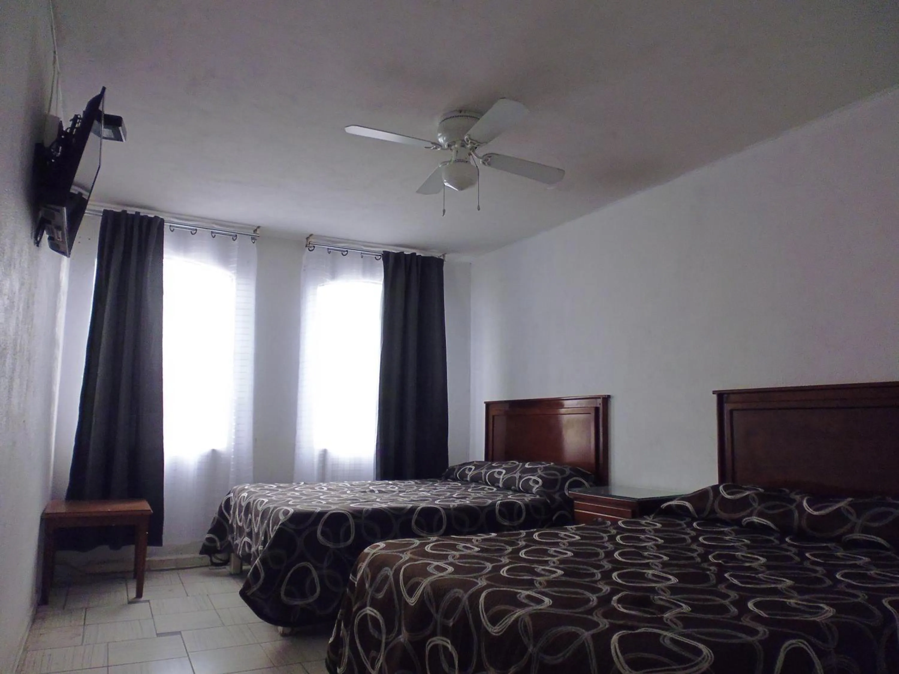 Bed in Hotel San Luis