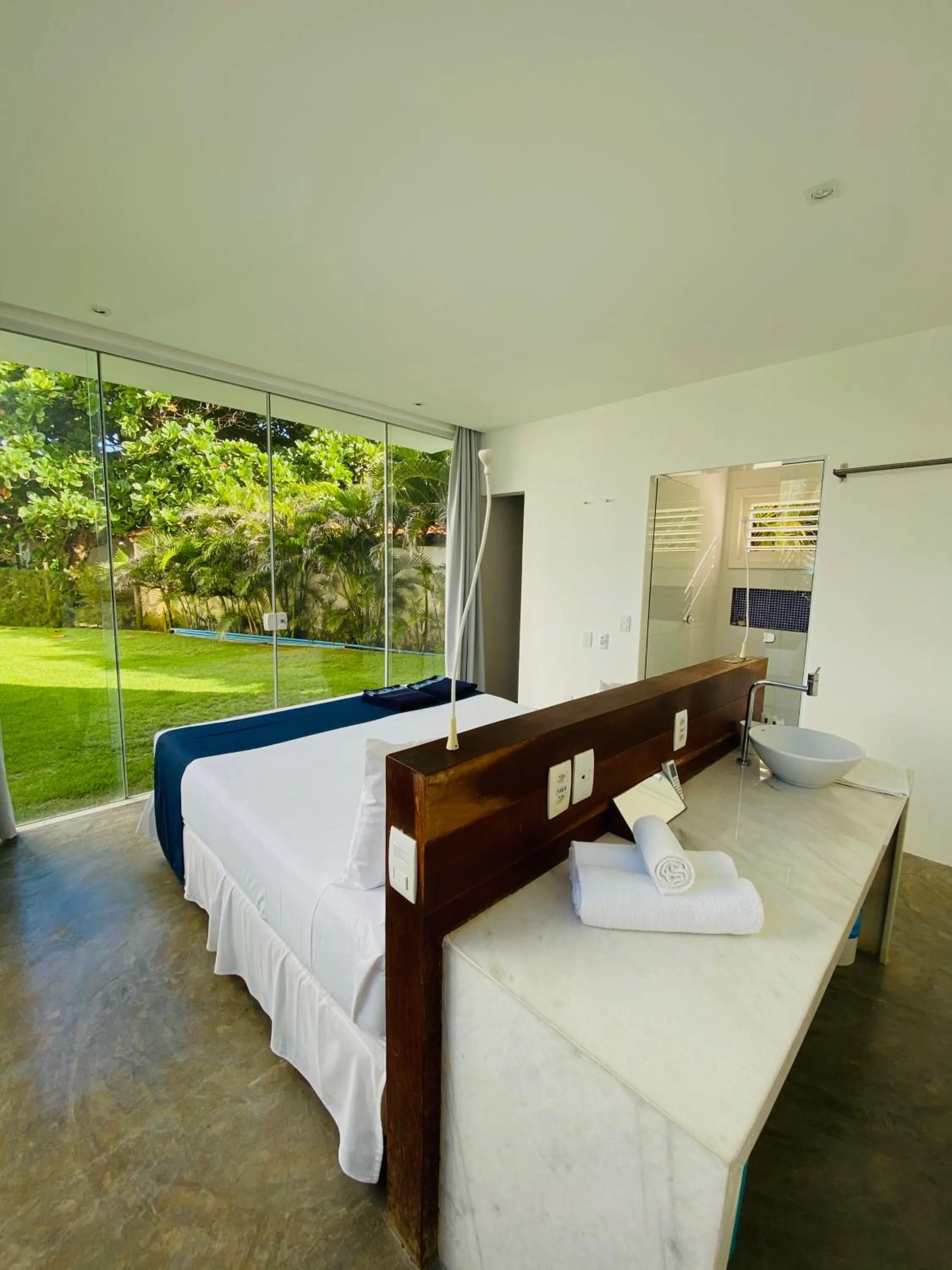 Bed in B Blue Beachouses