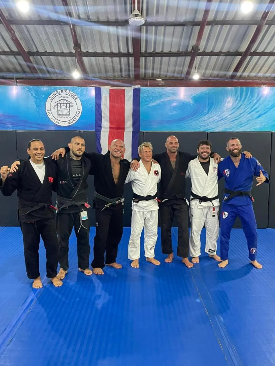 group of guests in Jungles Edge Hotel, Jiu Jitsu, Muay Thai Retreat Center