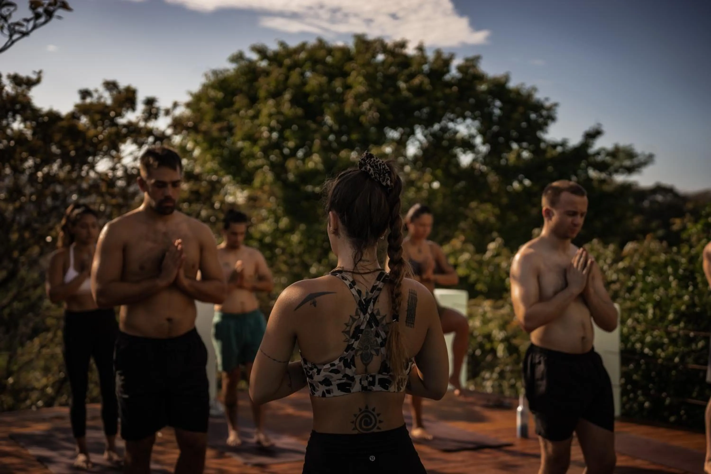 group of guests in Jungles Edge Hotel, Jiu Jitsu, Muay Thai Retreat Center