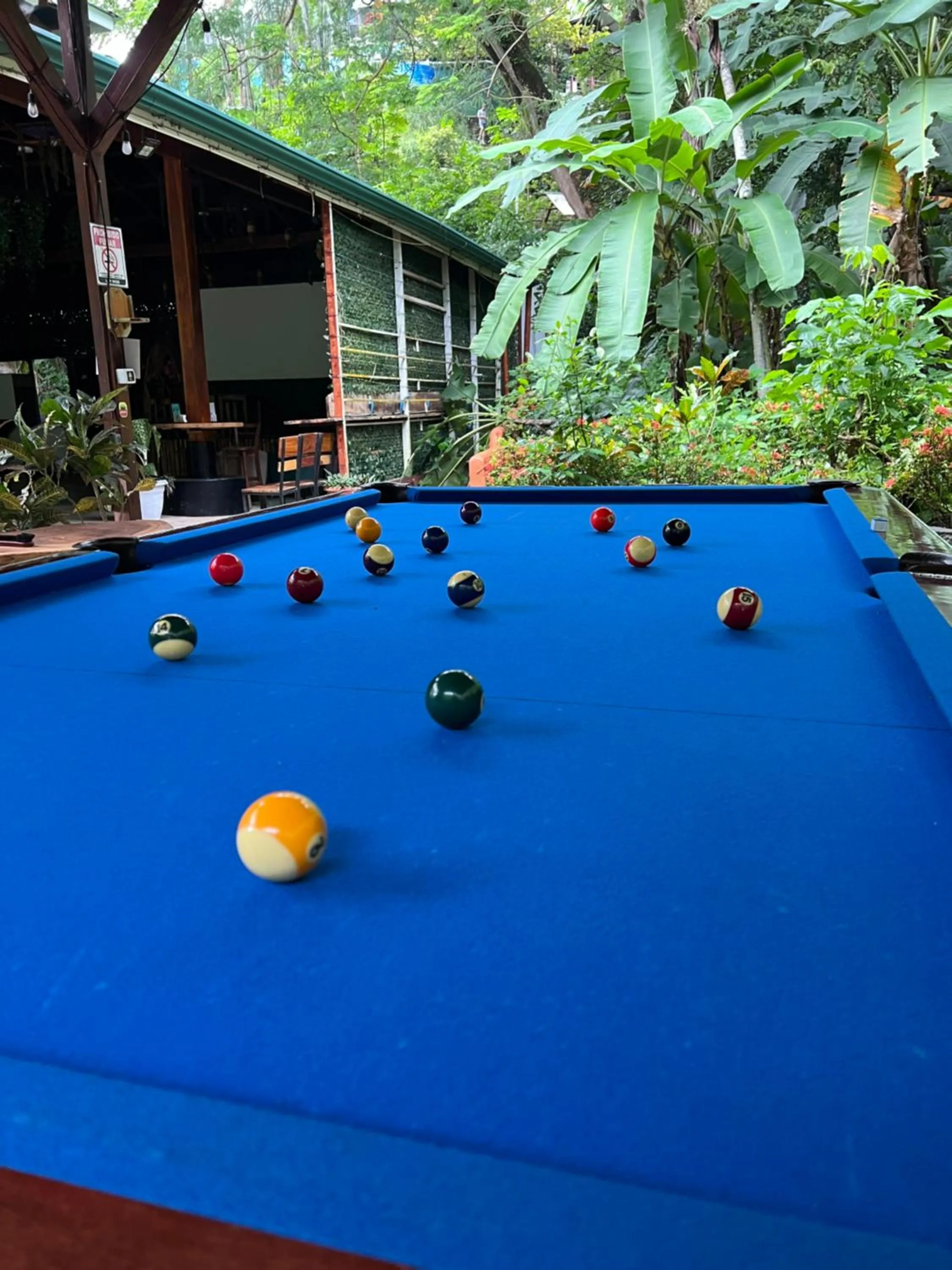 Billiard in Jungles Edge Hotel, Jiu Jitsu, Muay Thai Retreat Center