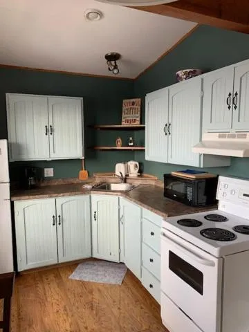 Kitchen or kitchenette in Whispering Waves Cottages