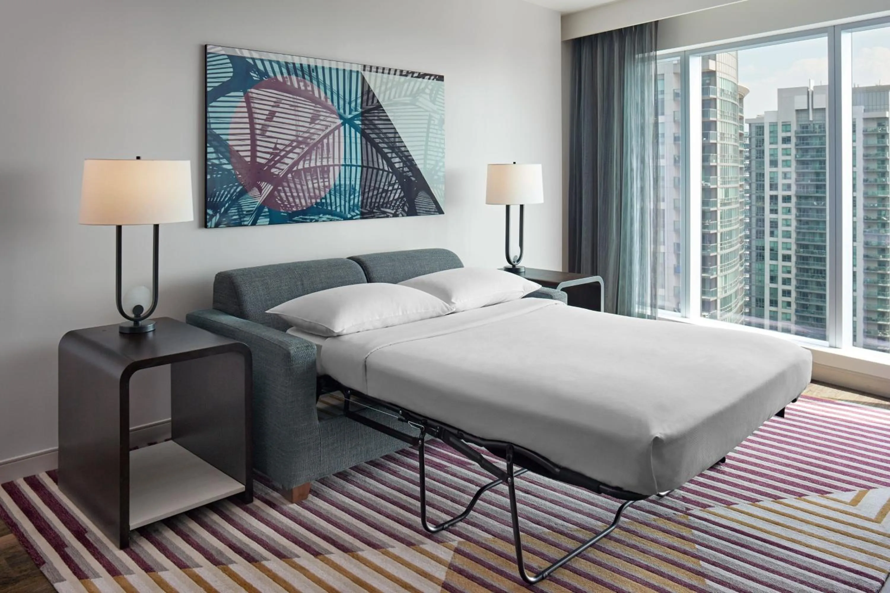 Photo of the whole room, Bed in Delta Hotels by Marriott Toronto