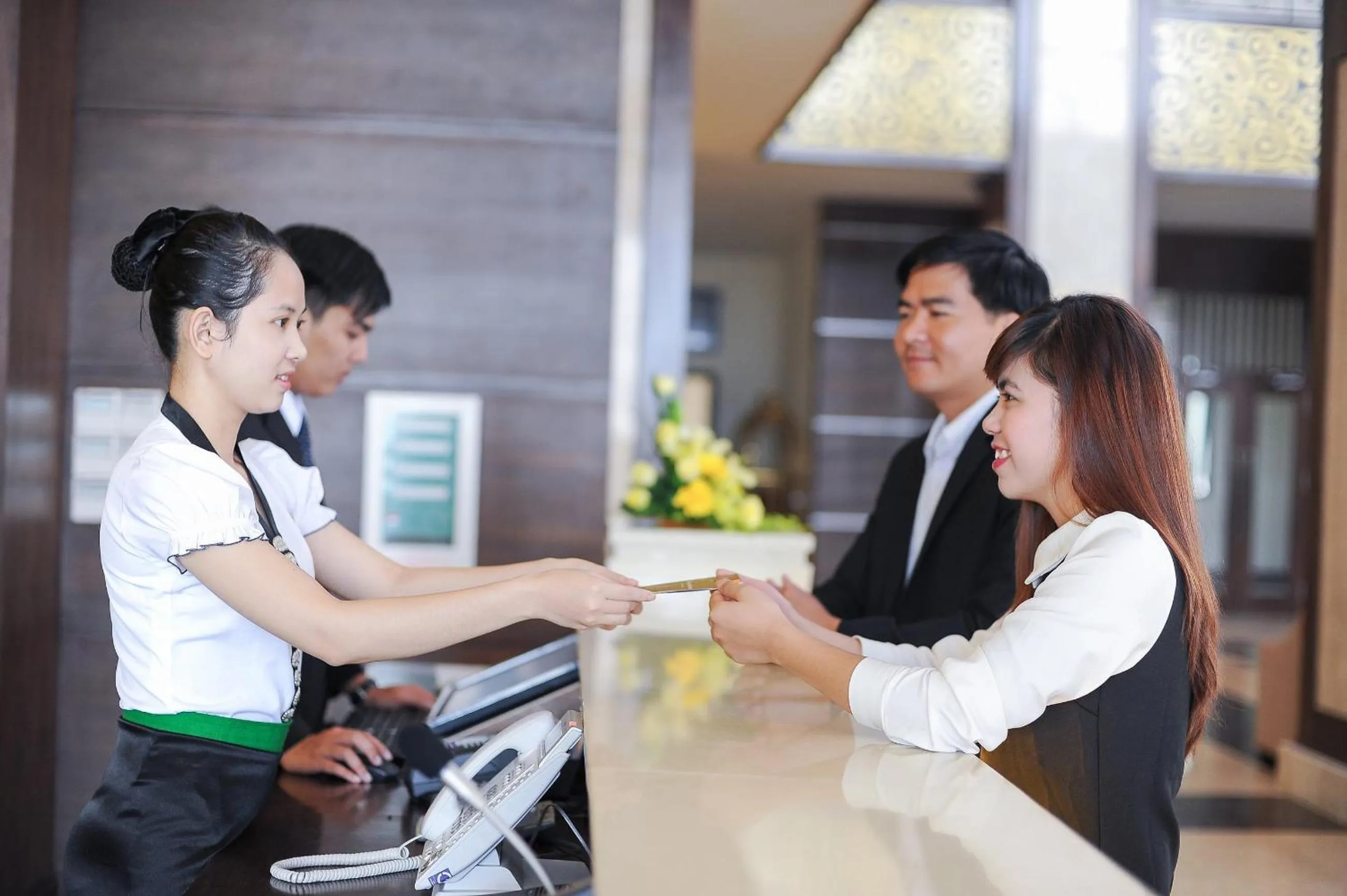 Staff in Muong Thanh Holiday Quang Binh Hotel