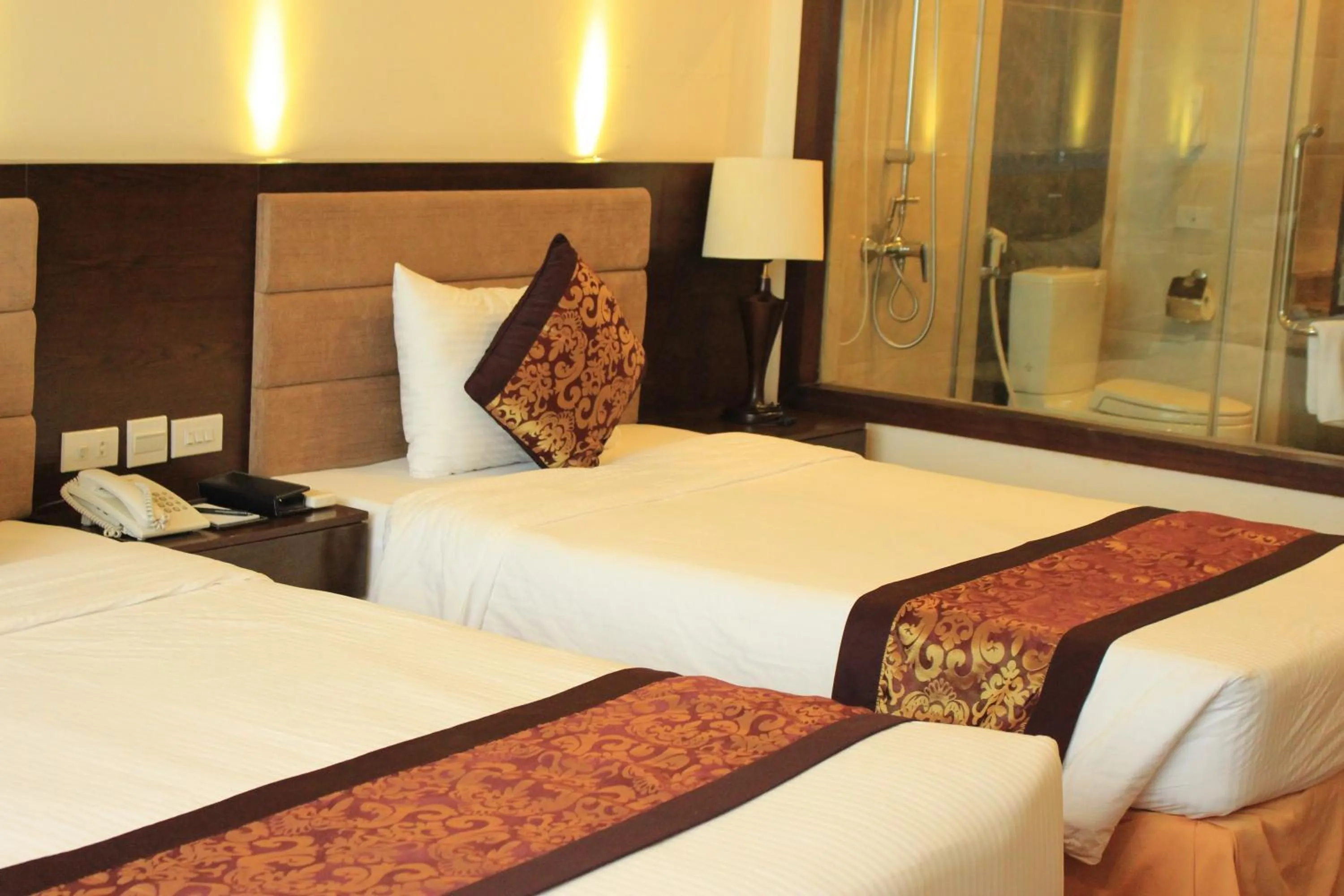 Bed in Muong Thanh Holiday Quang Binh Hotel