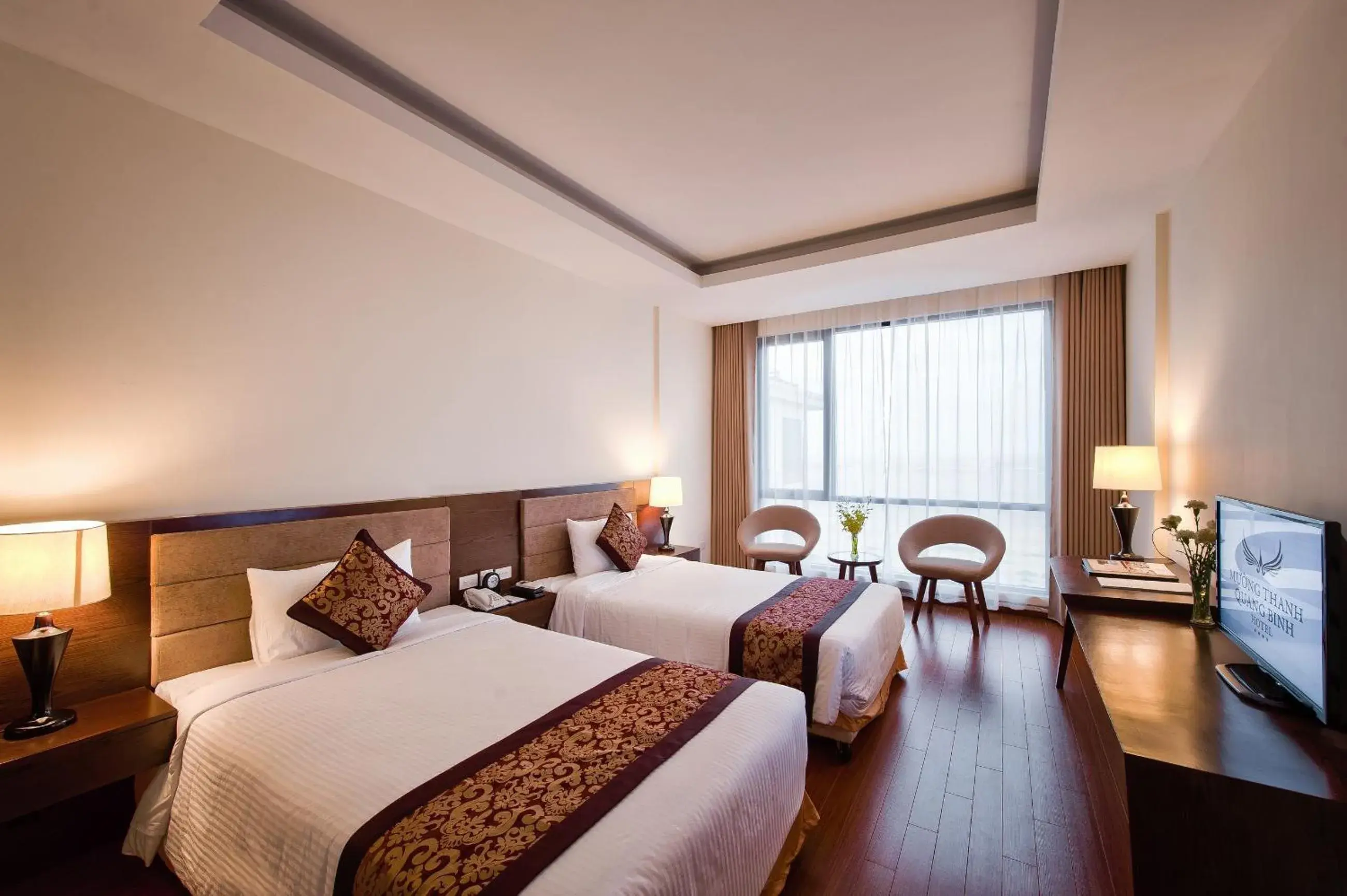 Deluxe Twin Room in Muong Thanh Holiday Quang Binh Hotel Deluxe Twin Room in Muong Thanh Holiday Quang Binh Hotel