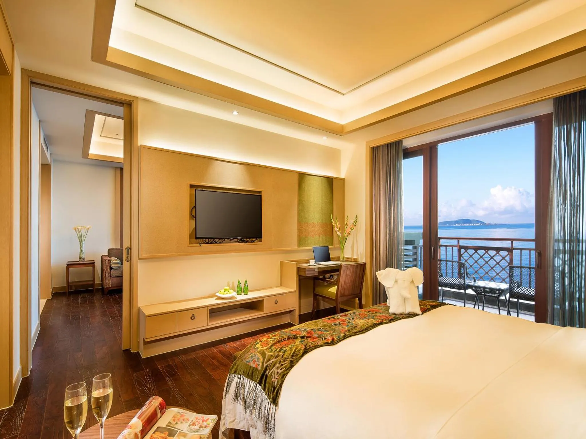 Bedroom, Bed in HNTI·Narada Sanya Bay Resort