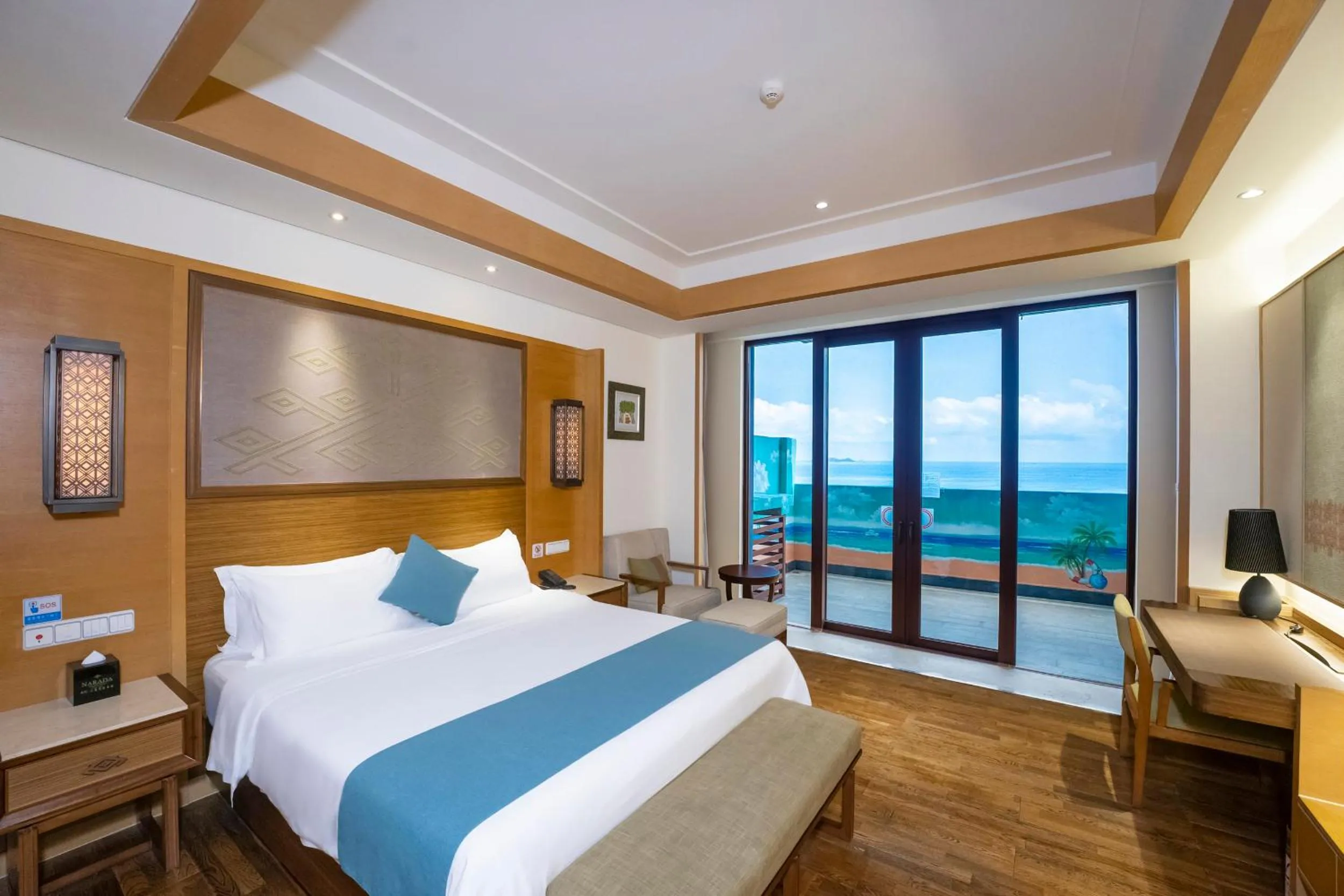 Bed in HNTI·Narada Sanya Bay Resort