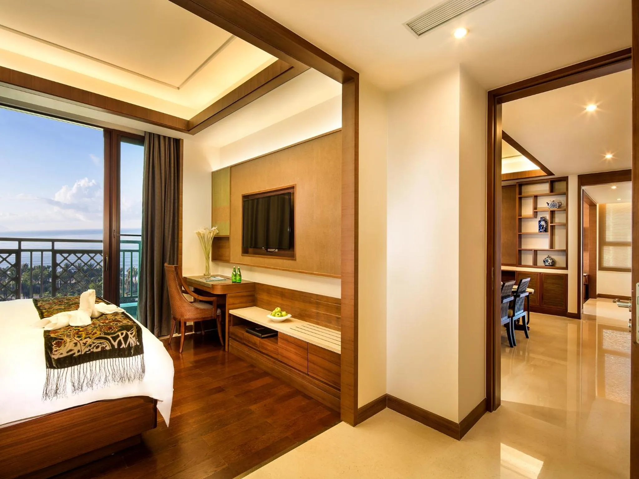 Bed in HNTI·Narada Sanya Bay Resort