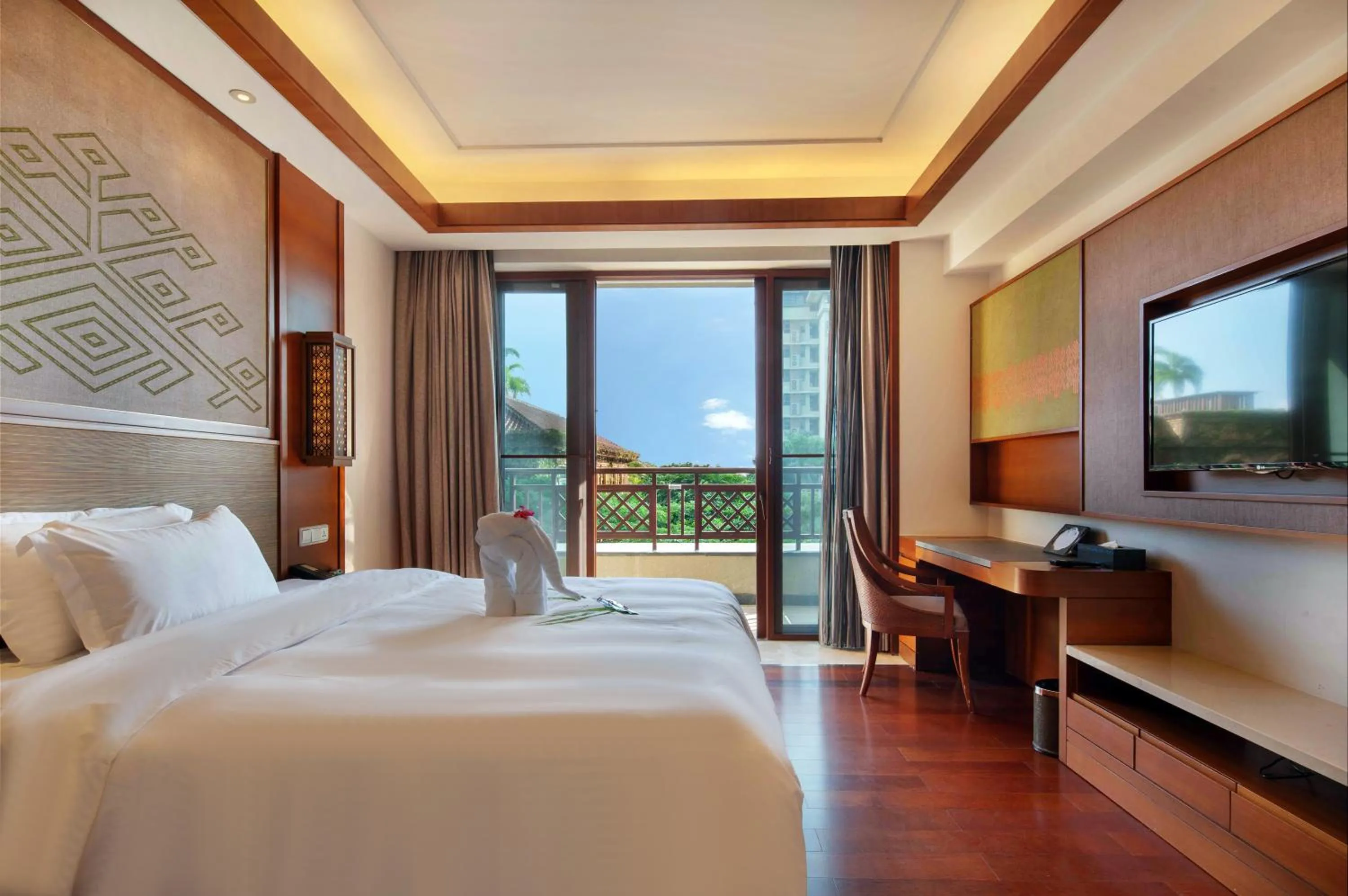 Bed in HNTI·Narada Sanya Bay Resort