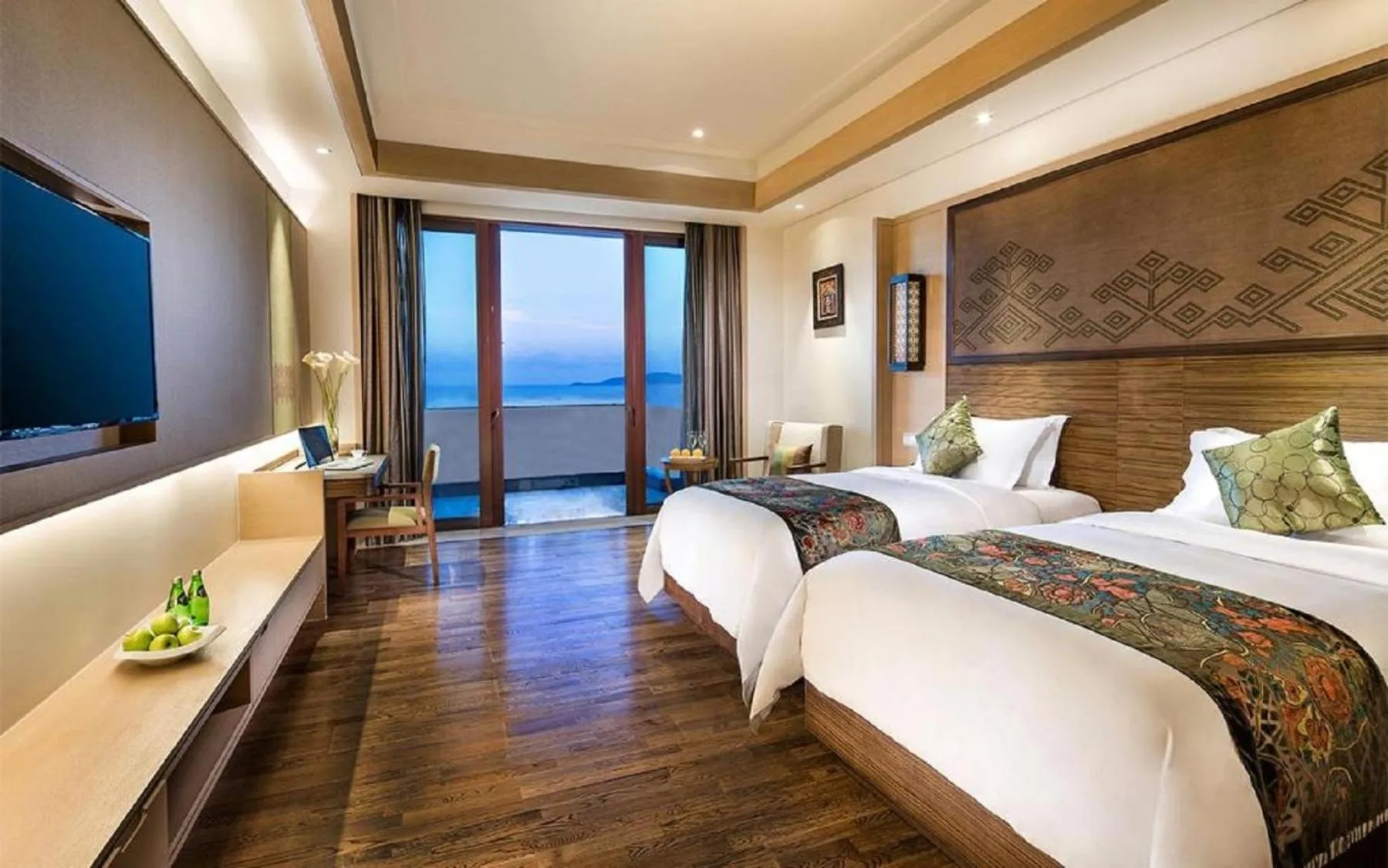 Bed in HNTI·Narada Sanya Bay Resort