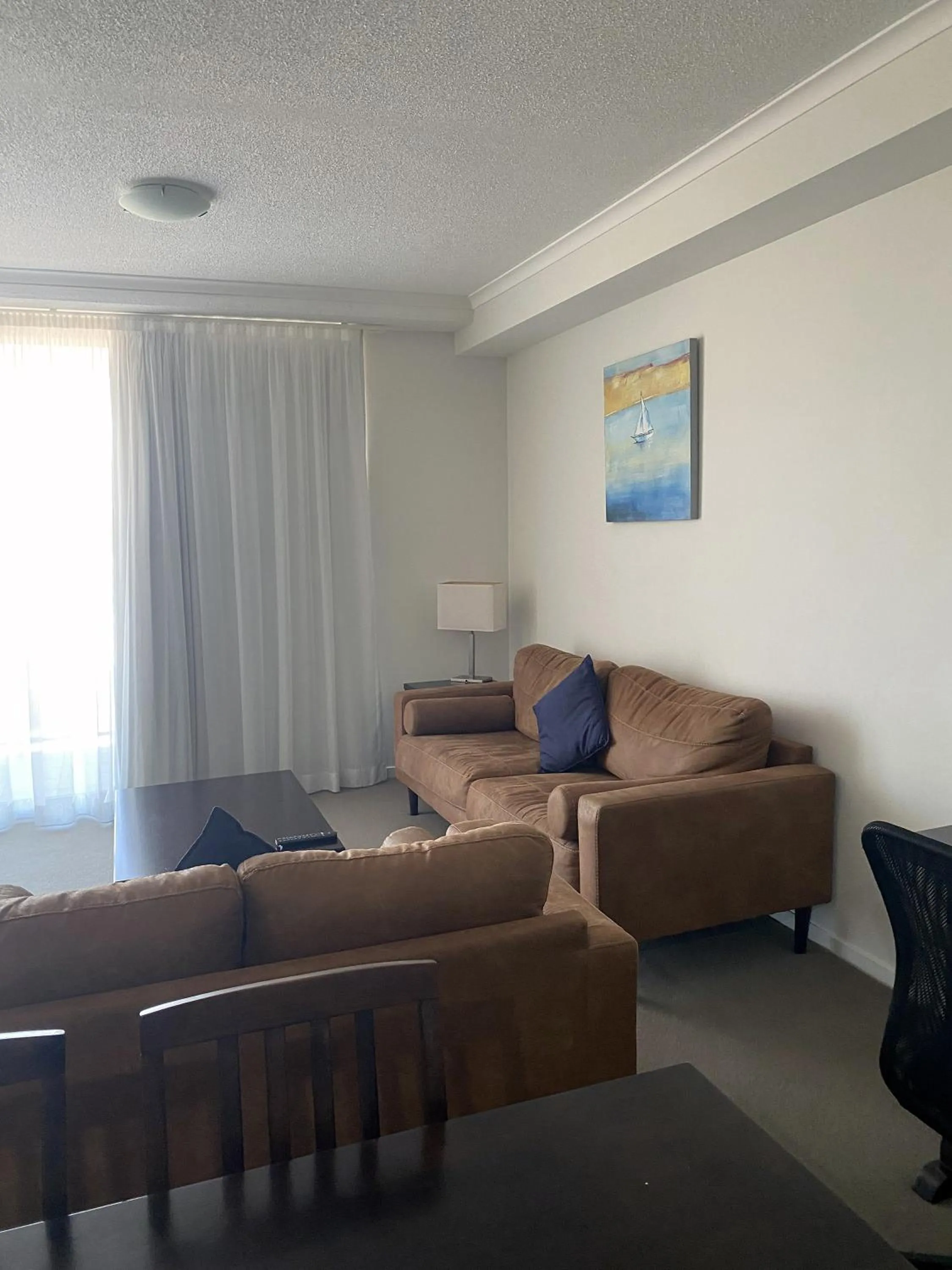 Living room in Curtis Central Apartments Official