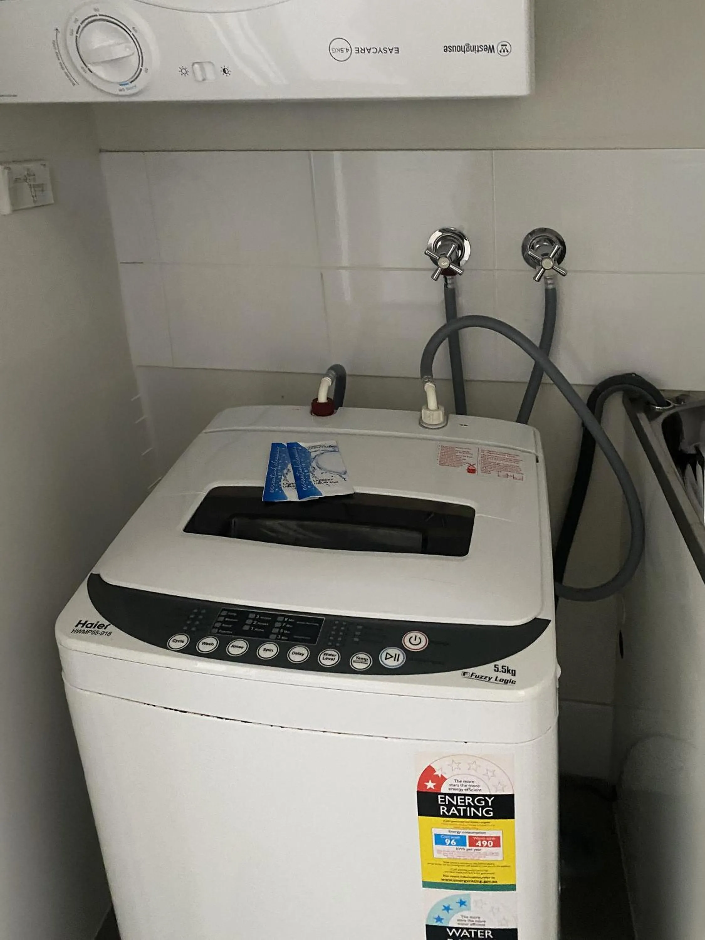 washing machine in Curtis Central Apartments Official