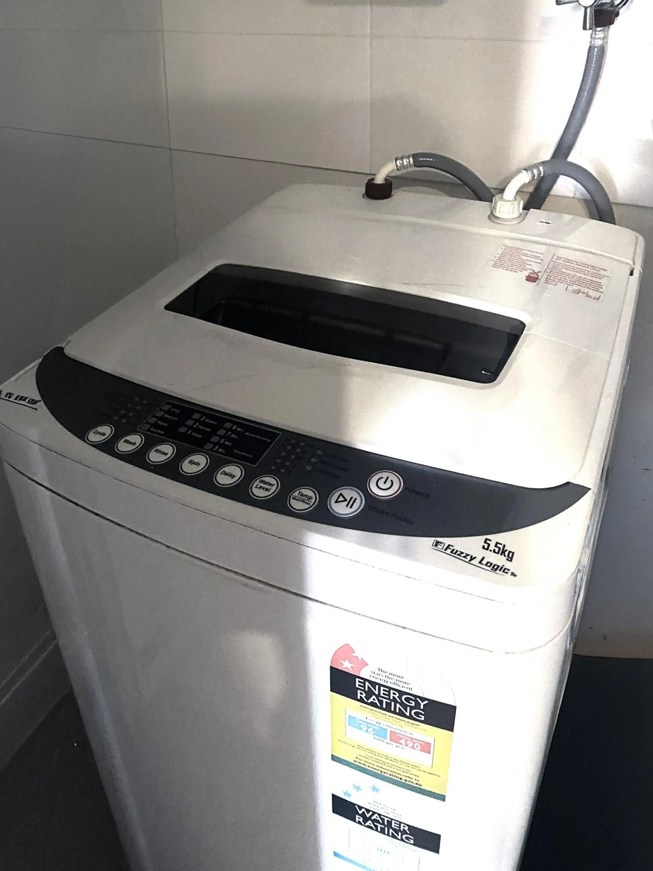 washing machine in Curtis Central Apartments Official