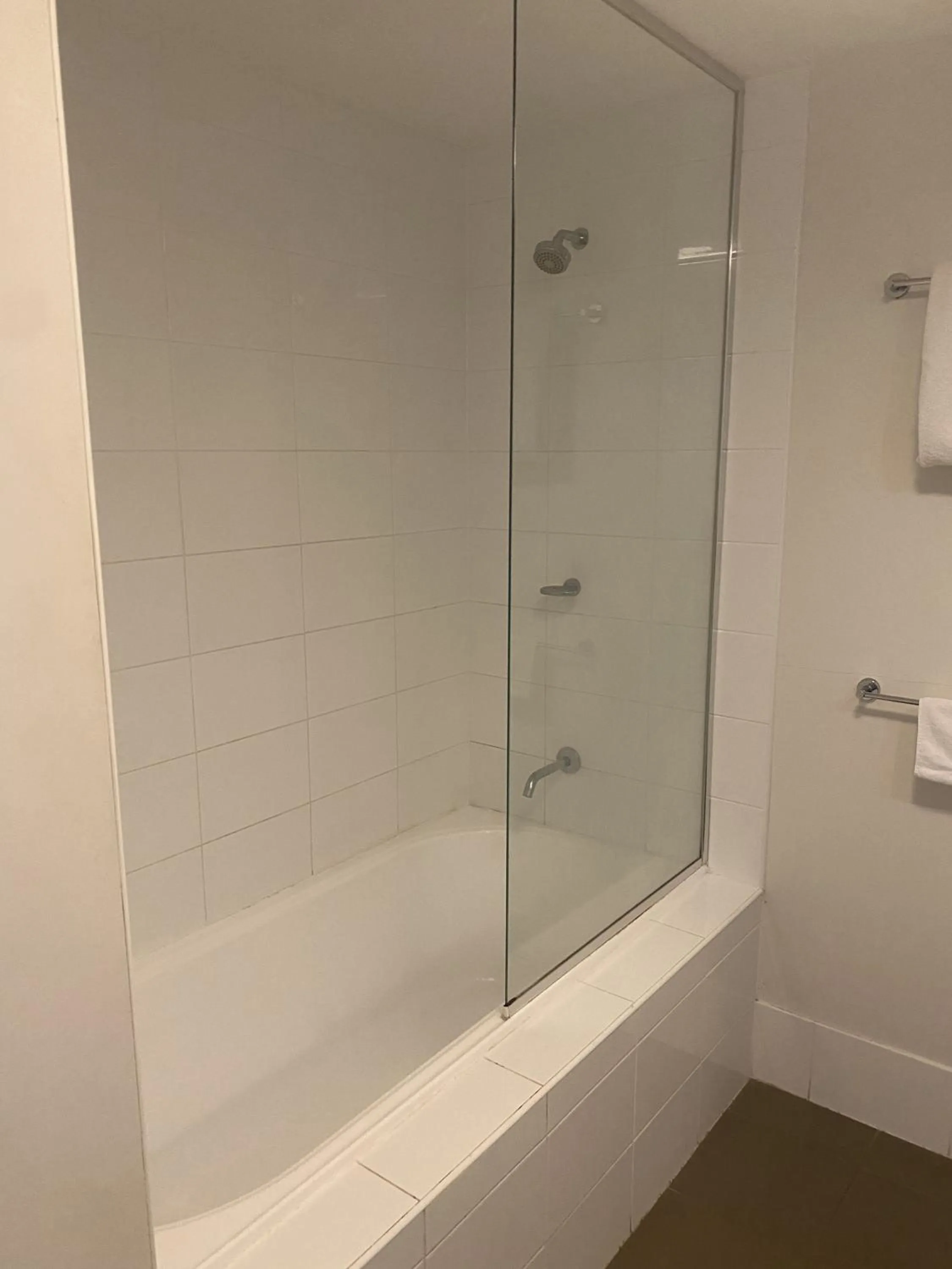 Shower in Curtis Central Apartments Official