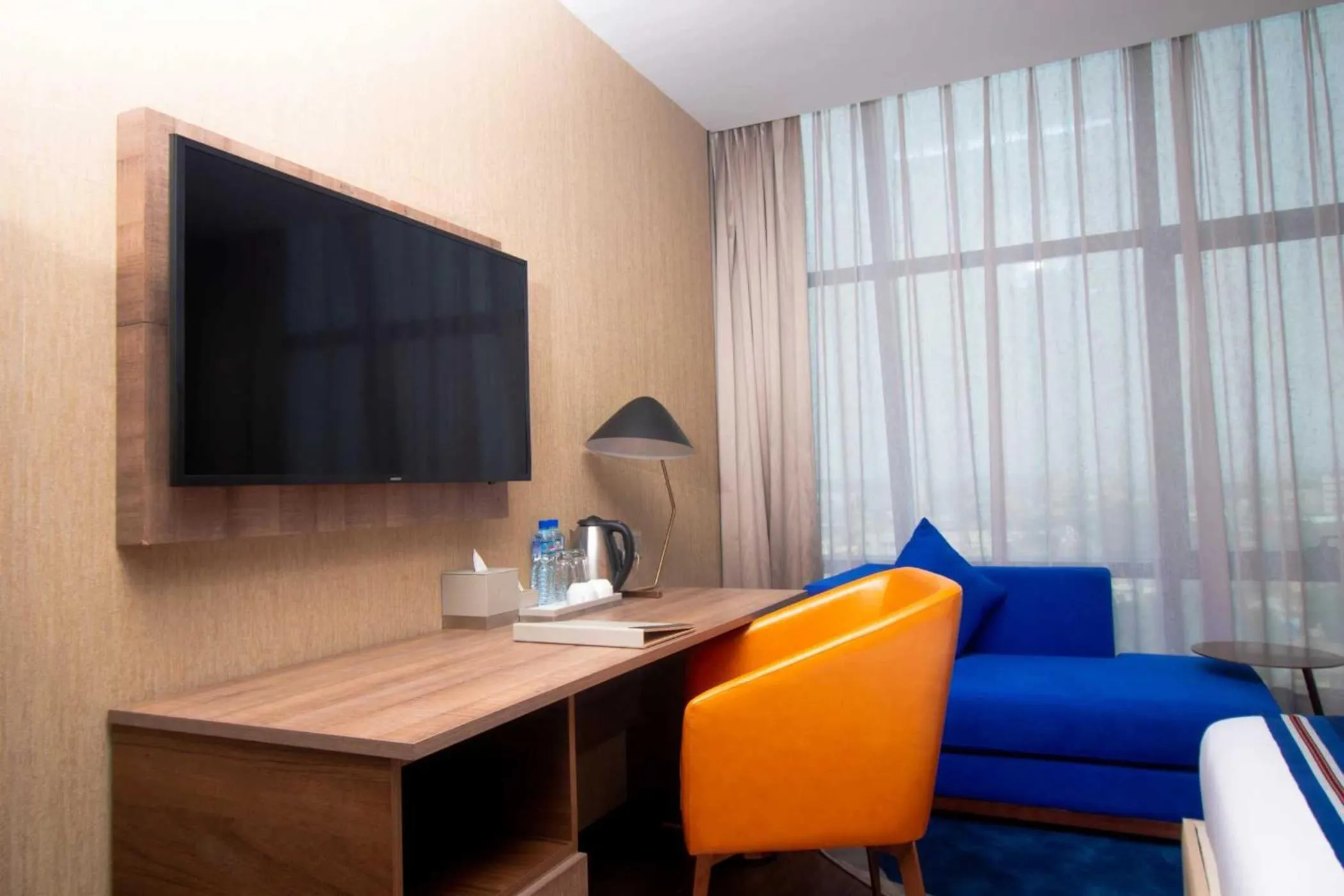 Seating area in CIKA GOLDEN HOTEL and SUITES