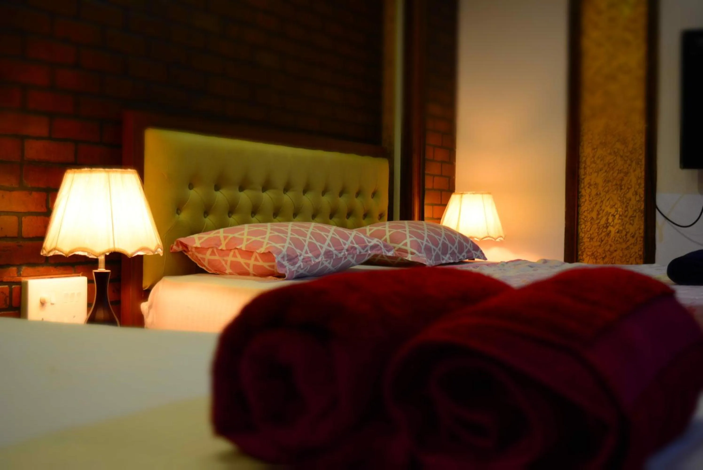 Bed in Roundcube Guest House