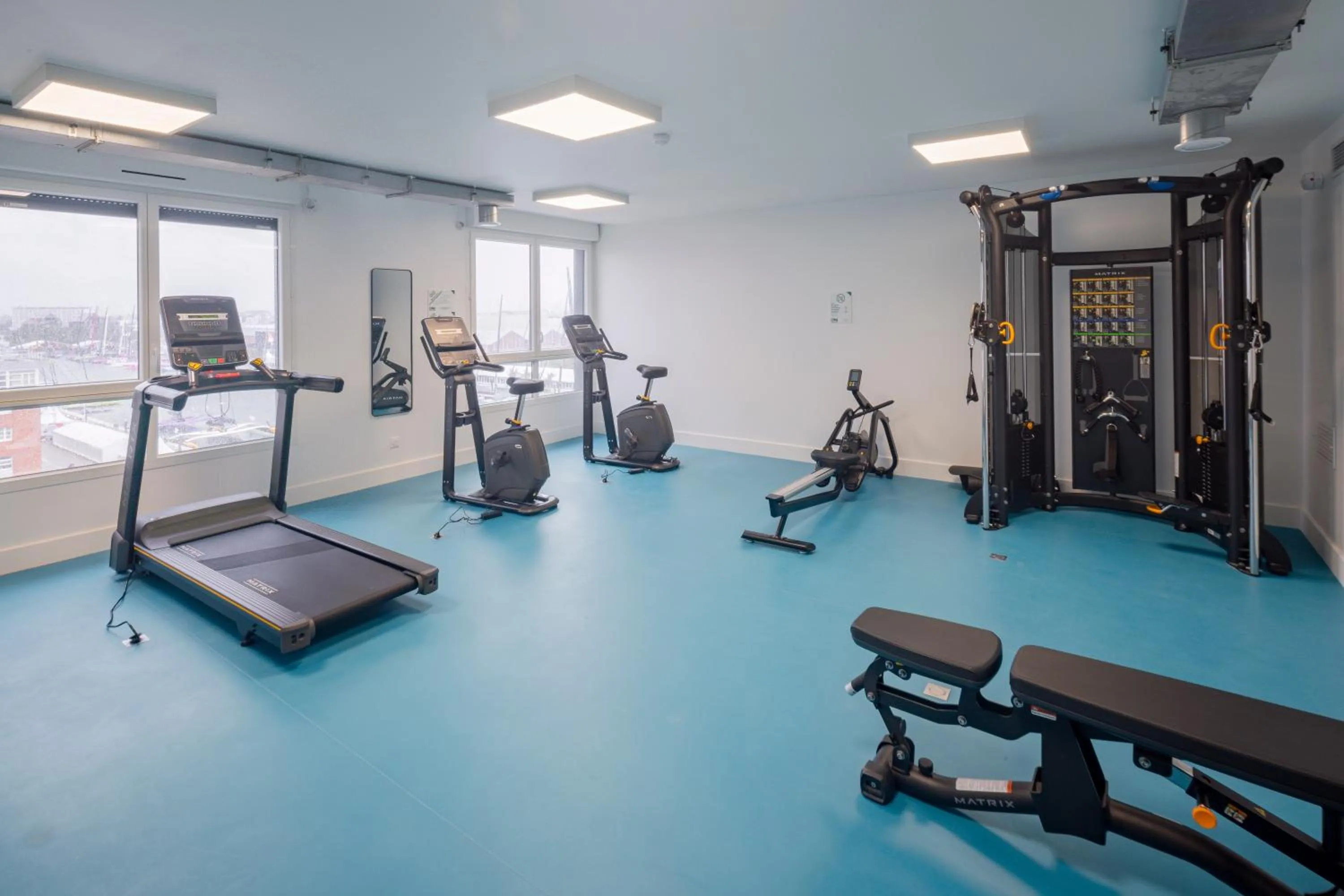 Fitness centre/facilities in All Suites Appart Hôtel - Le Havre Centre - Les docks