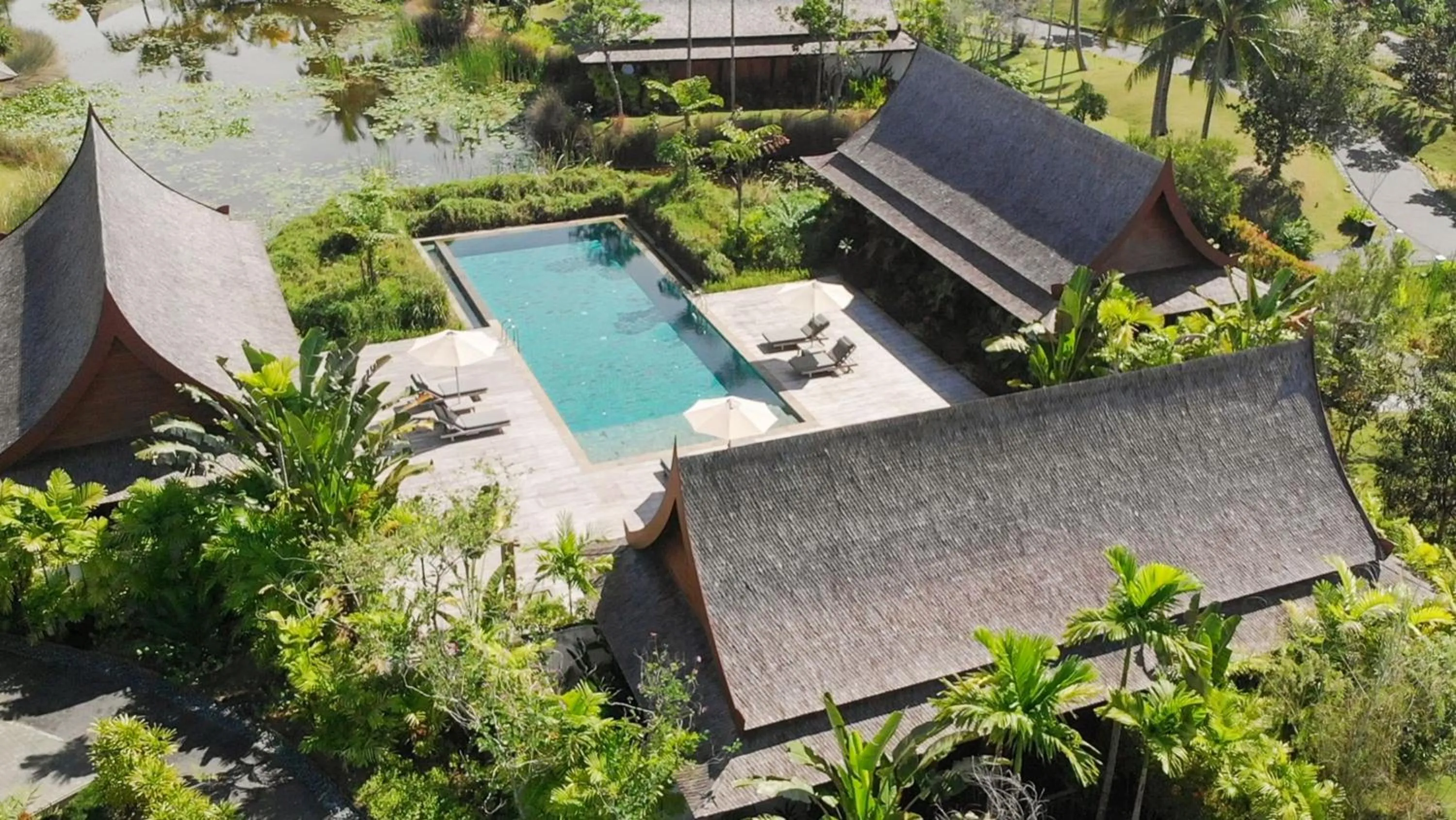 Lake view in The Sanchaya