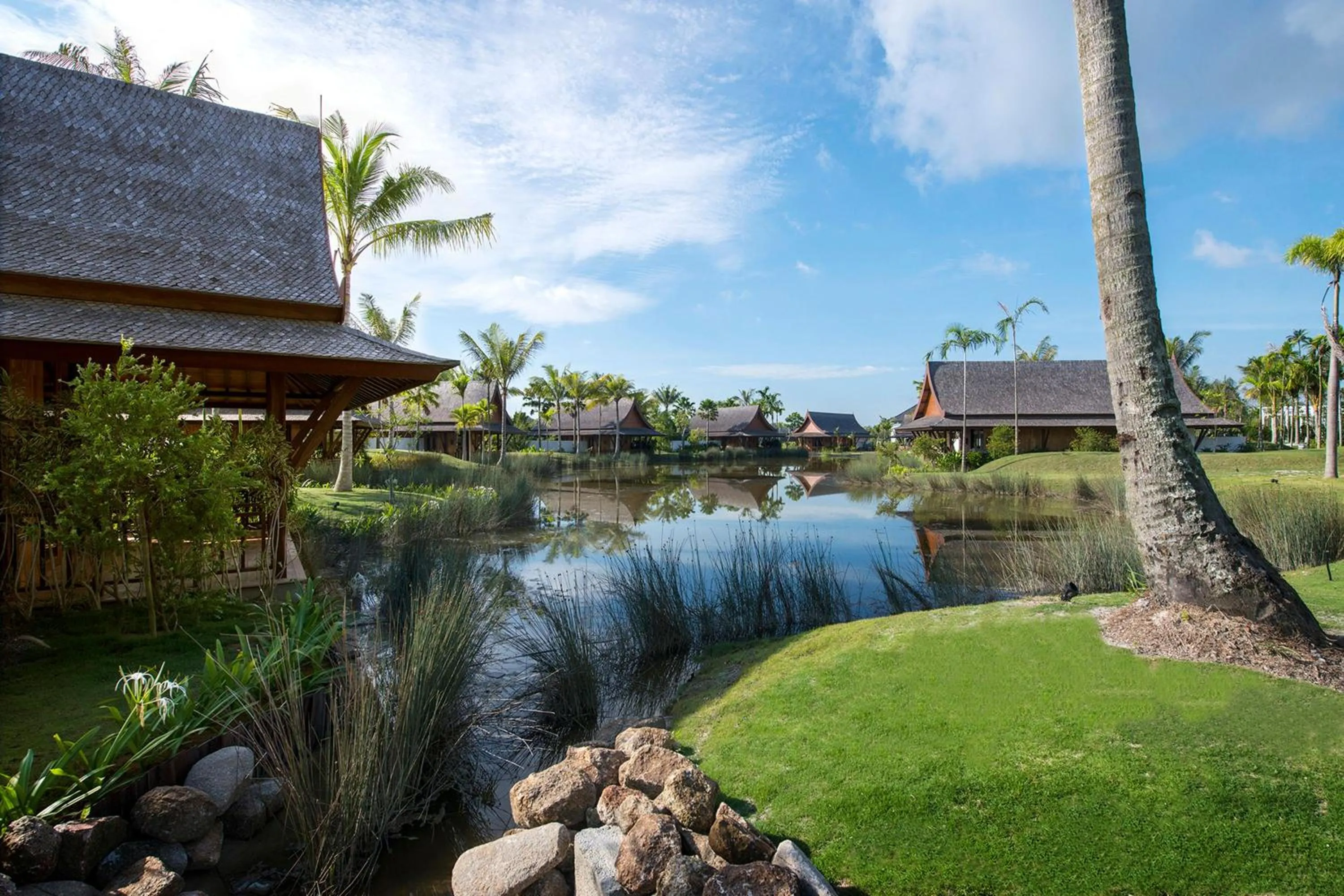 Lake view in The Sanchaya