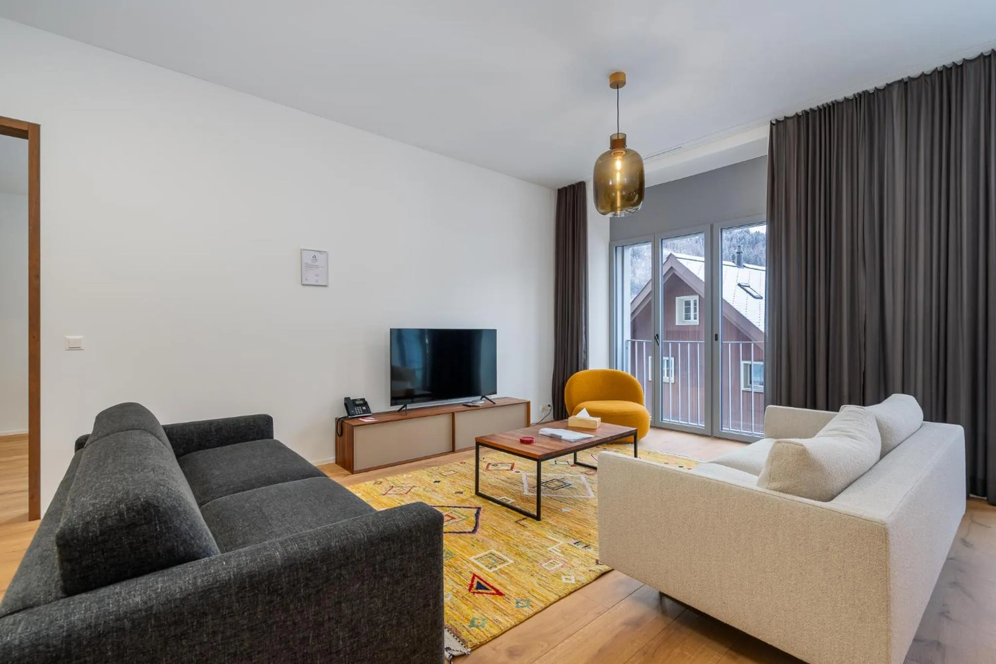 Living room in Swiss Hotel Apartments - Engelberg