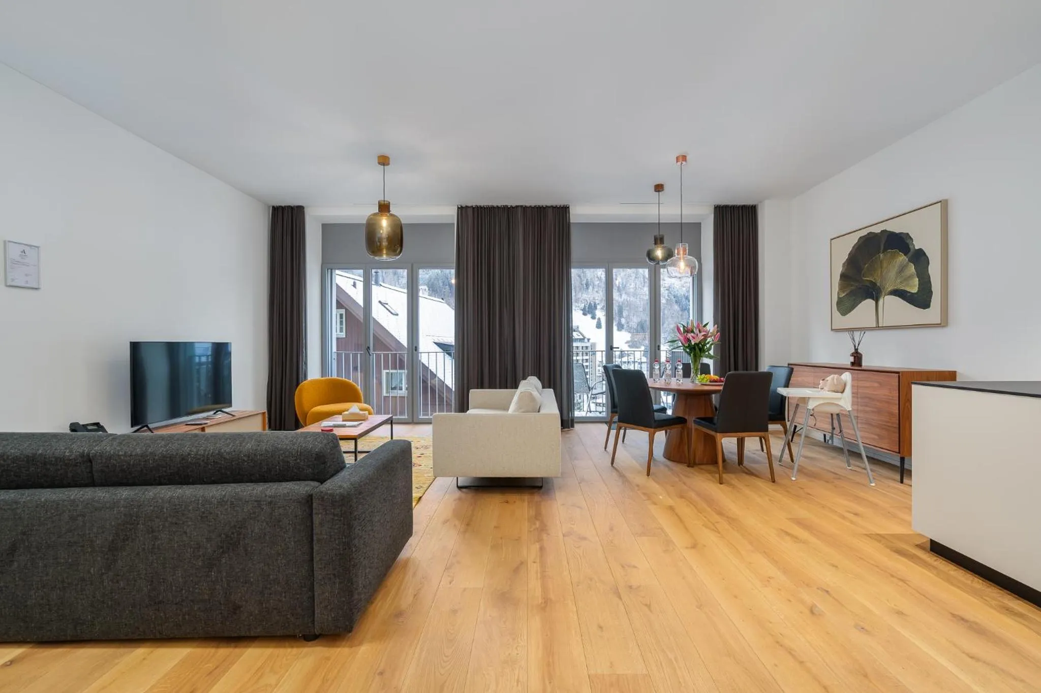 TV and multimedia in Swiss Hotel Apartments - Engelberg