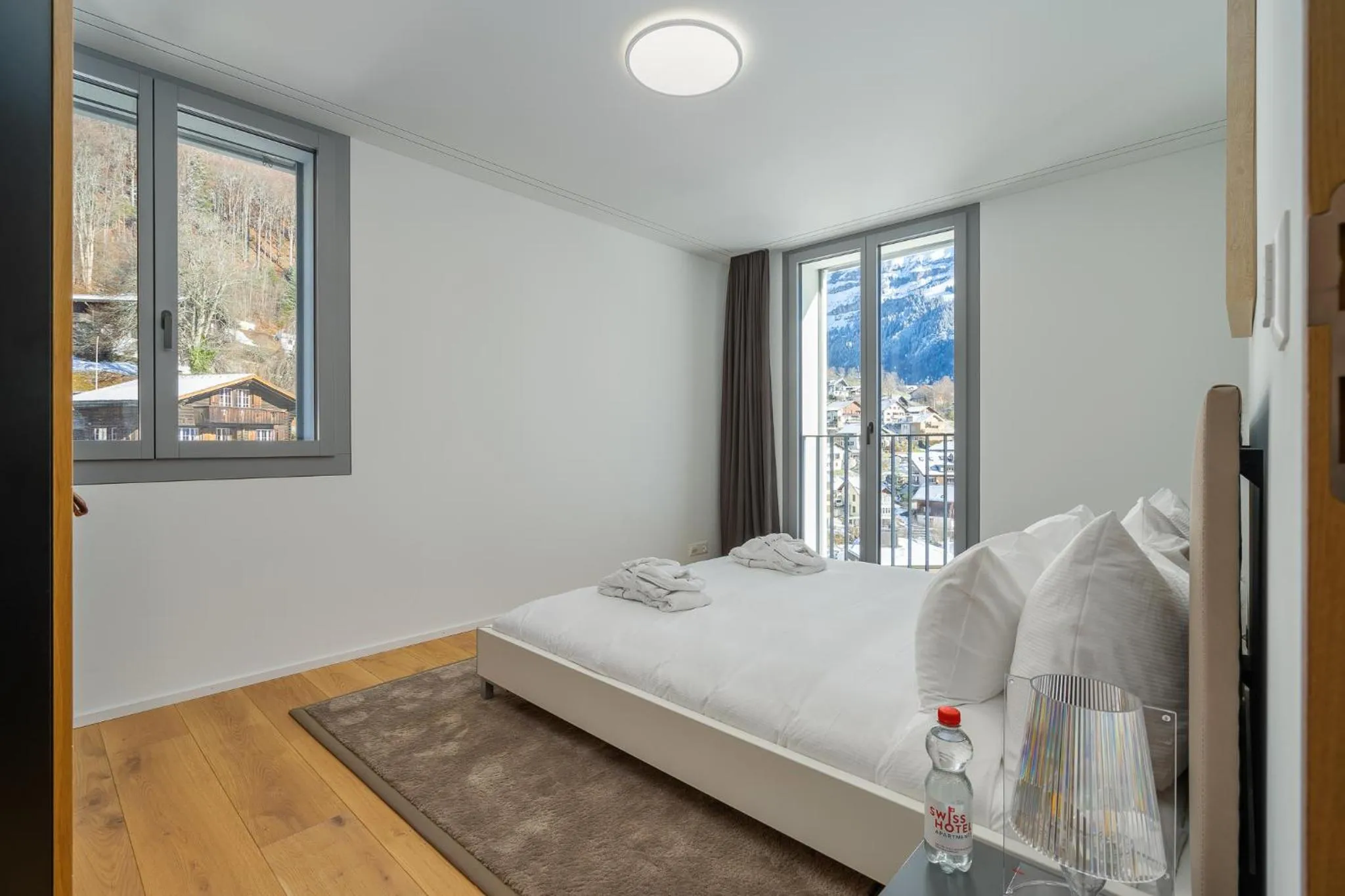 Bedroom in Swiss Hotel Apartments - Engelberg