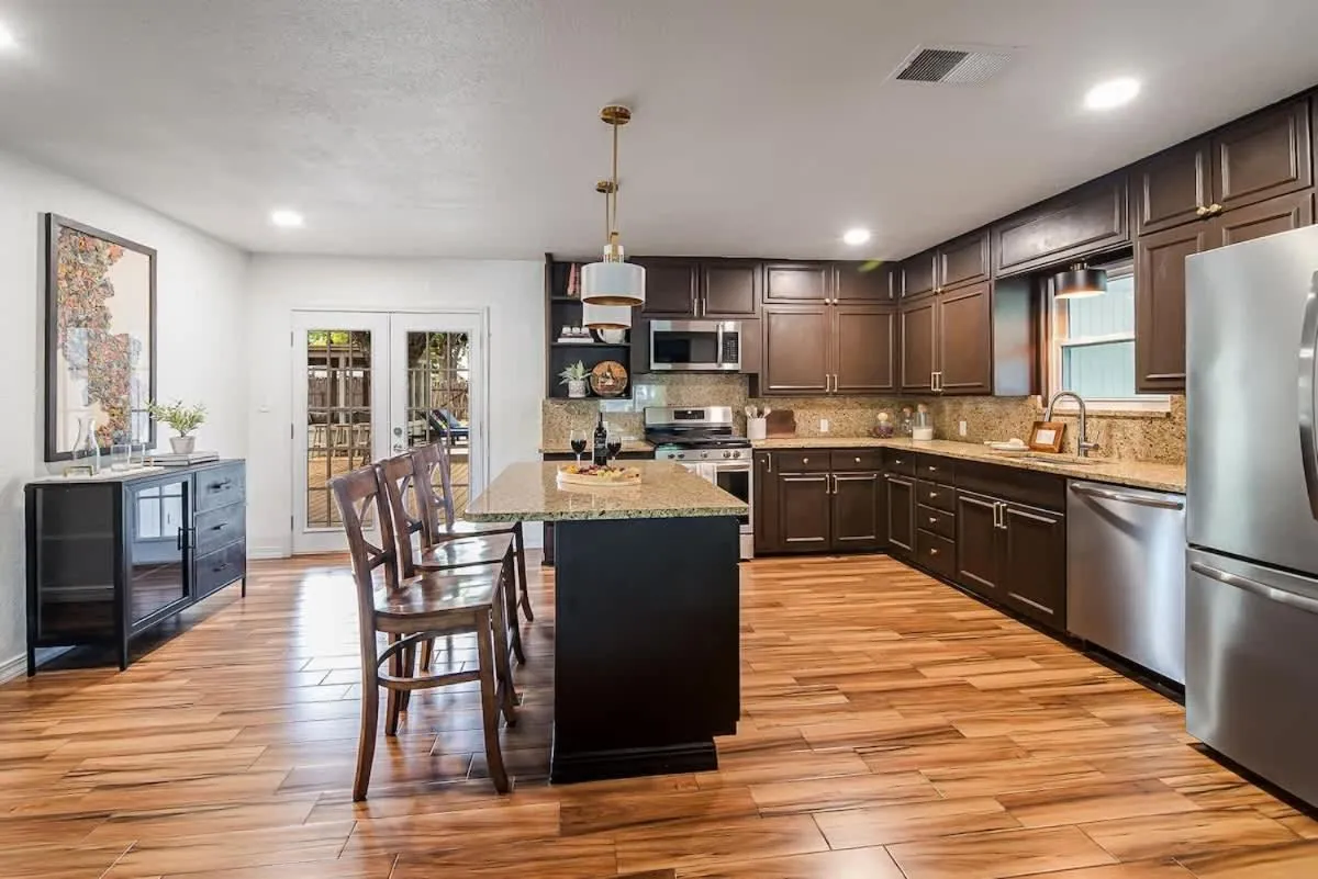 Kitchen or kitchenette in Backyard Oasis w/Pool, Hot-Tub, Grill & Fire Pit!