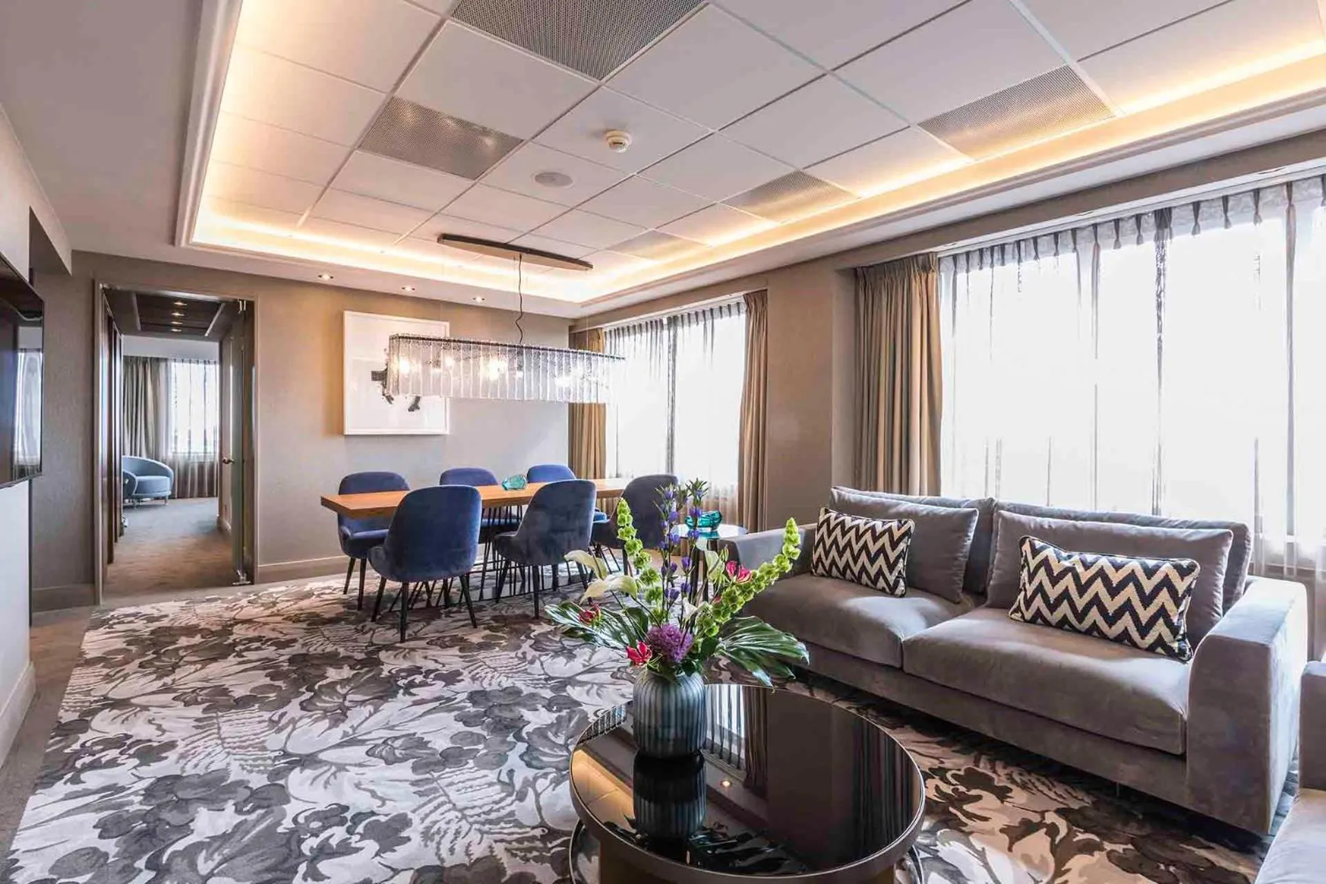 Living room in Hotel Okura Amsterdam – The Leading Hotels of the World