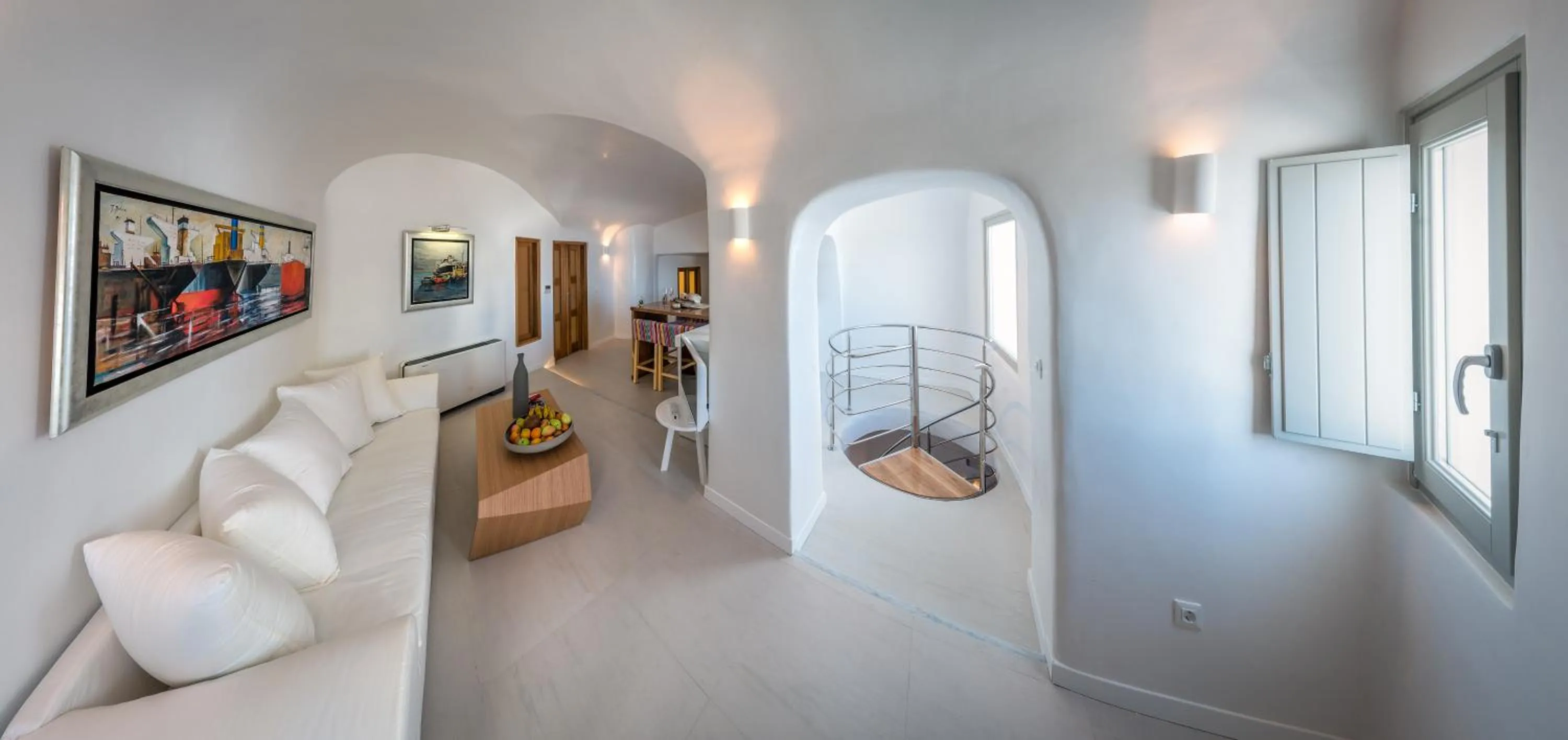 Living room in Elite Luxury Suites