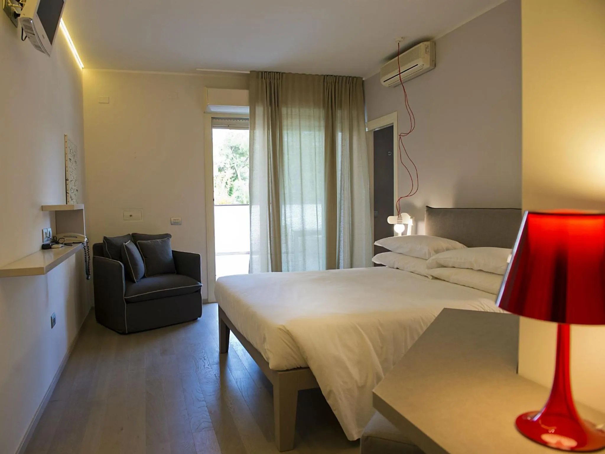 Bedroom, Bed in Hotel Parco