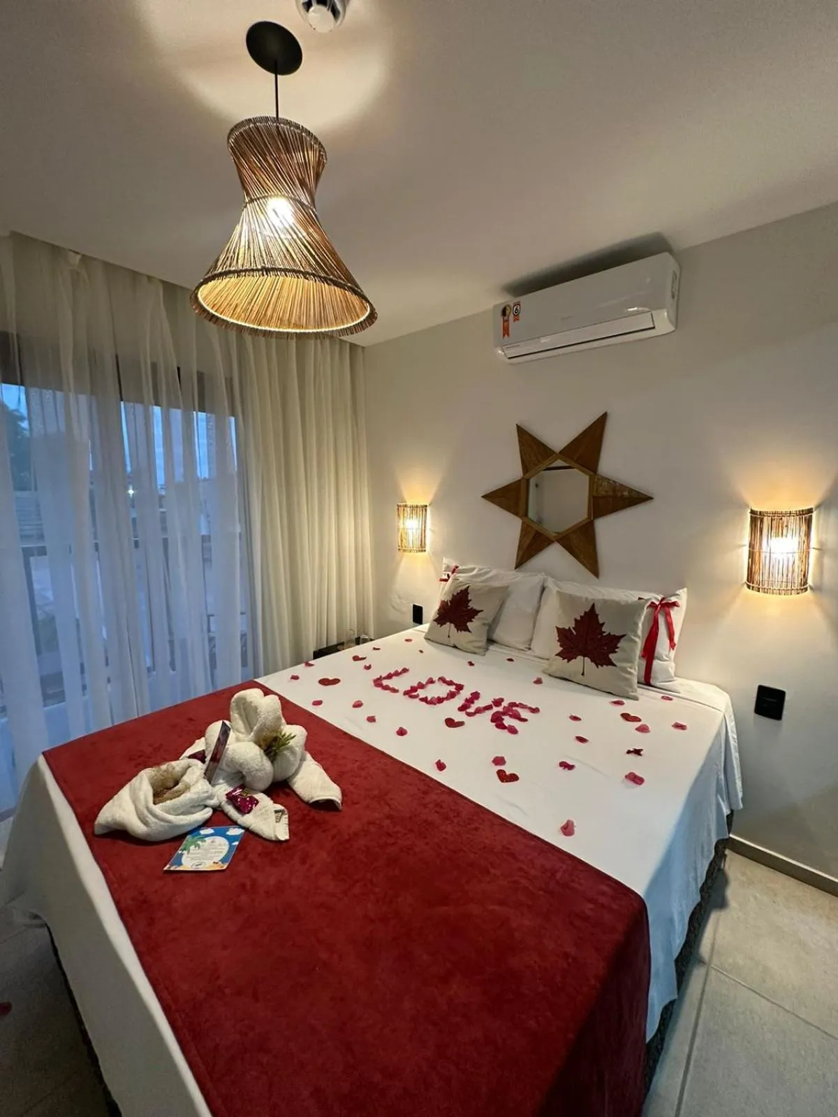 Bed in Pousada Deu Praia Maragogi