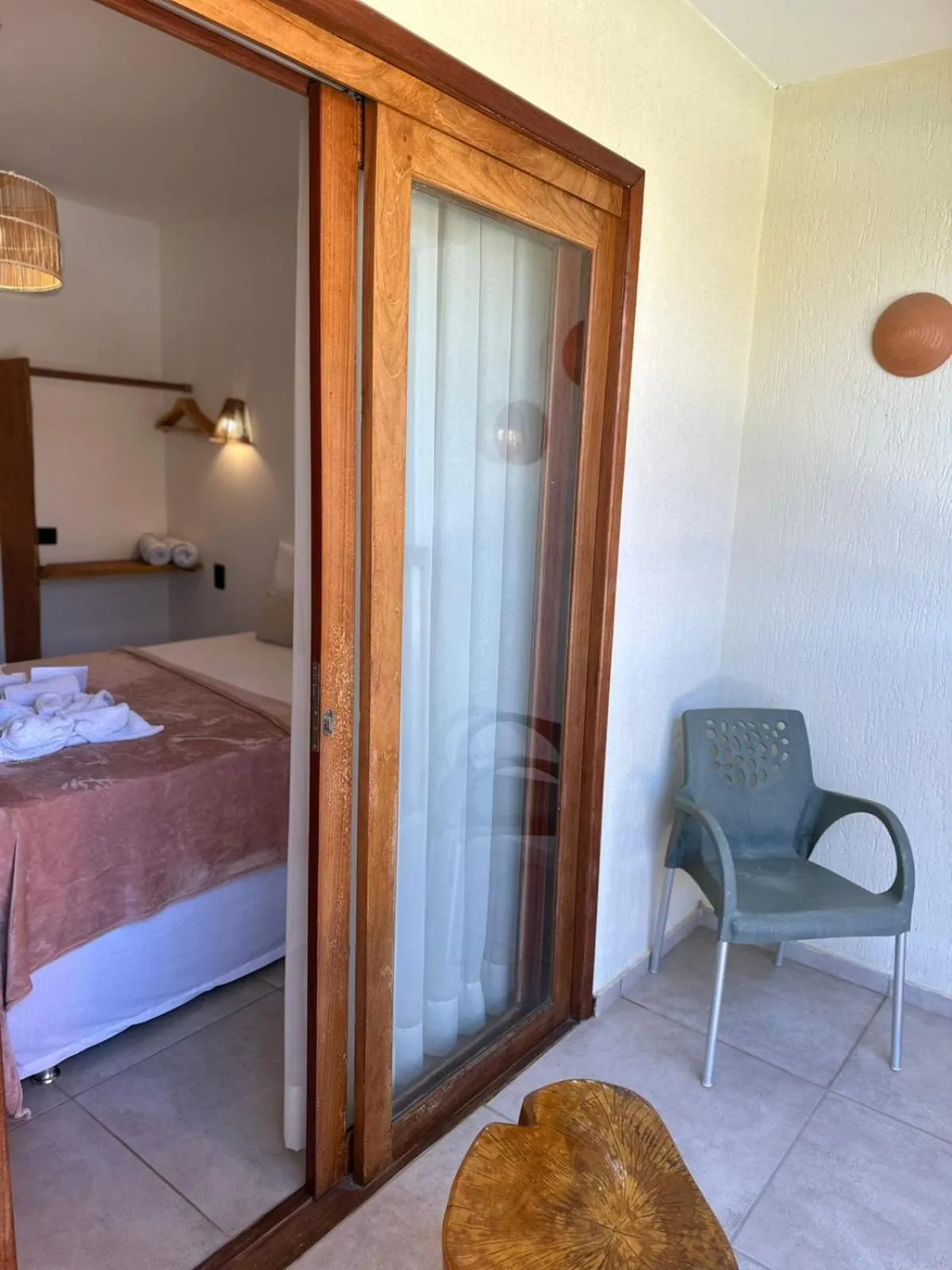 Bed in Pousada Deu Praia Maragogi