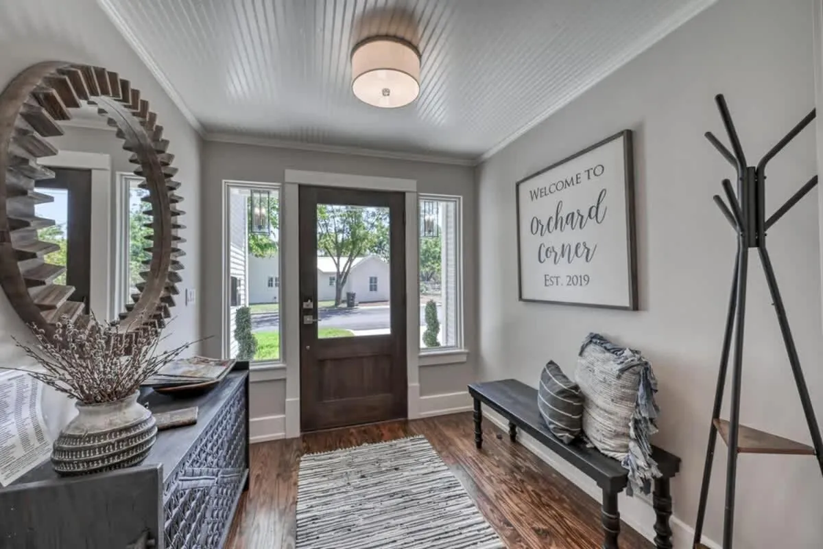 Living room in Modern Luxurious Home with game room