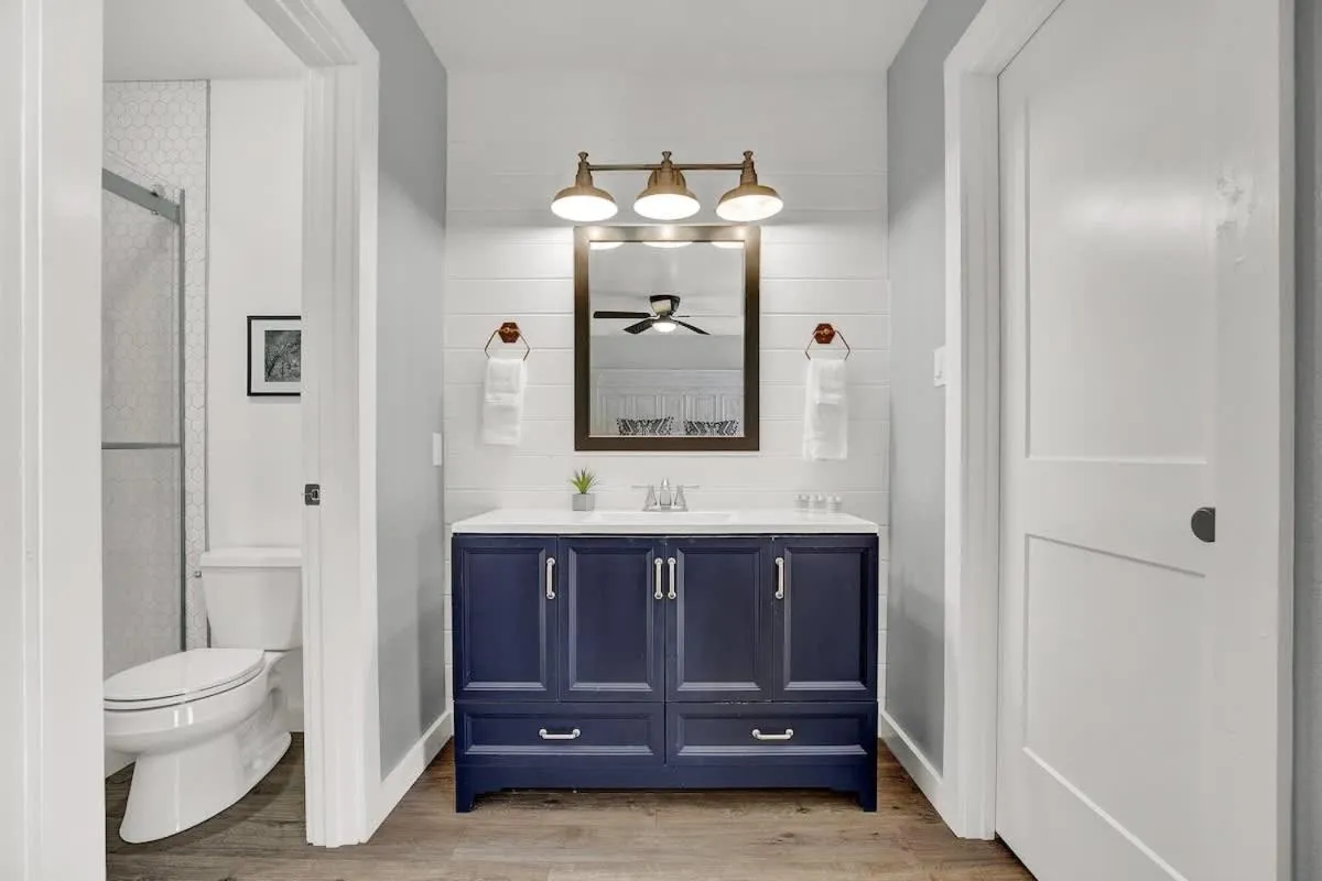 Bathroom in Wanderlust #2 | Hot Tub | Shared Outdoor Space