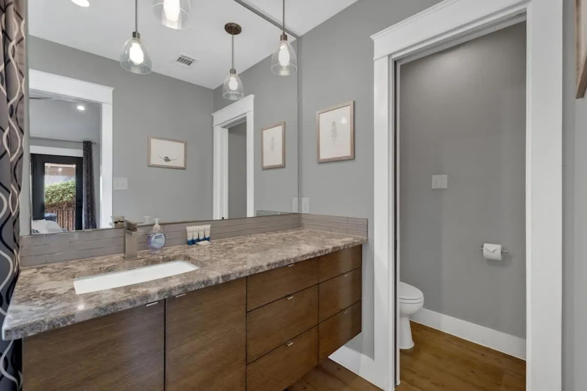 Bathroom in Alcove: Steps to Main St-High End Home w/Hot-tub!