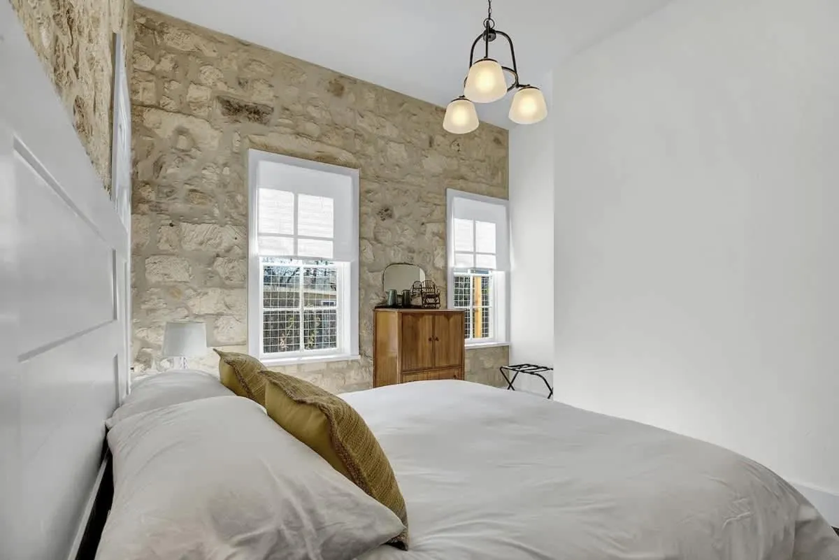 Bed in The Homestead Main House