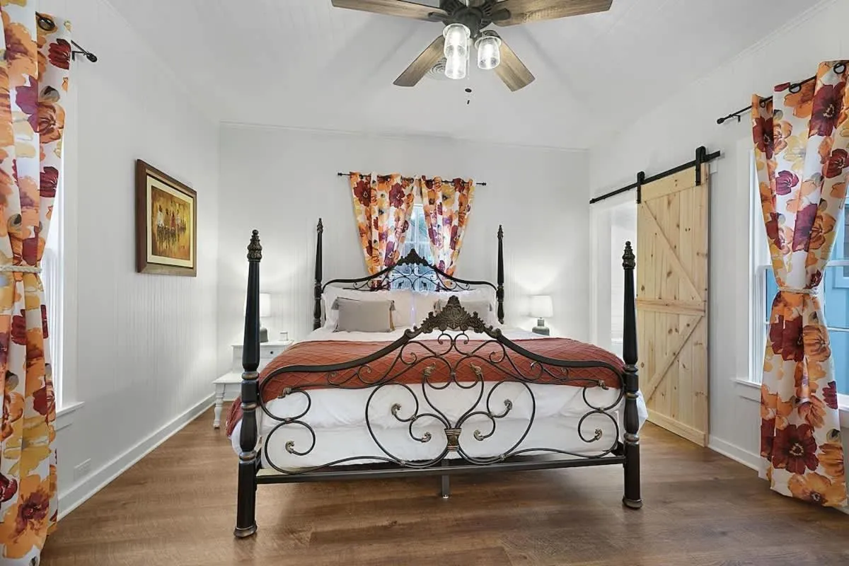 Bed in Stunning Home with Hot Tub & Grill Just 2 Blks from Main St!