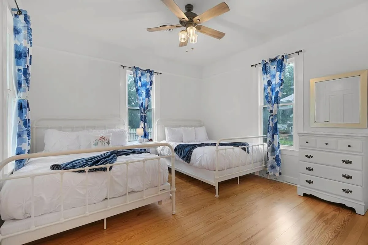 Bed in Stunning Home with Hot Tub & Grill Just 2 Blks from Main St!