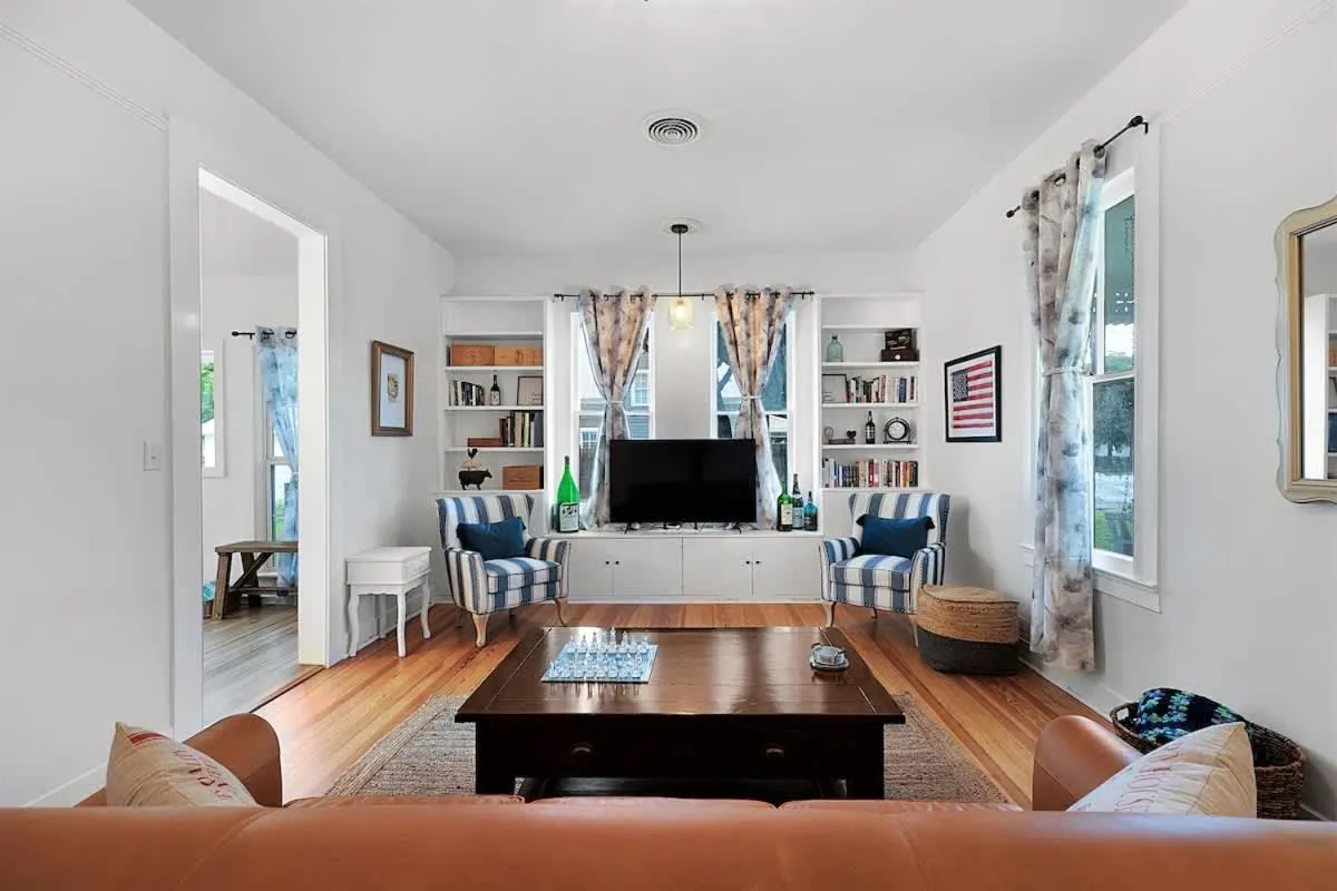 TV and multimedia in Stunning Home with Hot Tub & Grill Just 2 Blks from Main St!