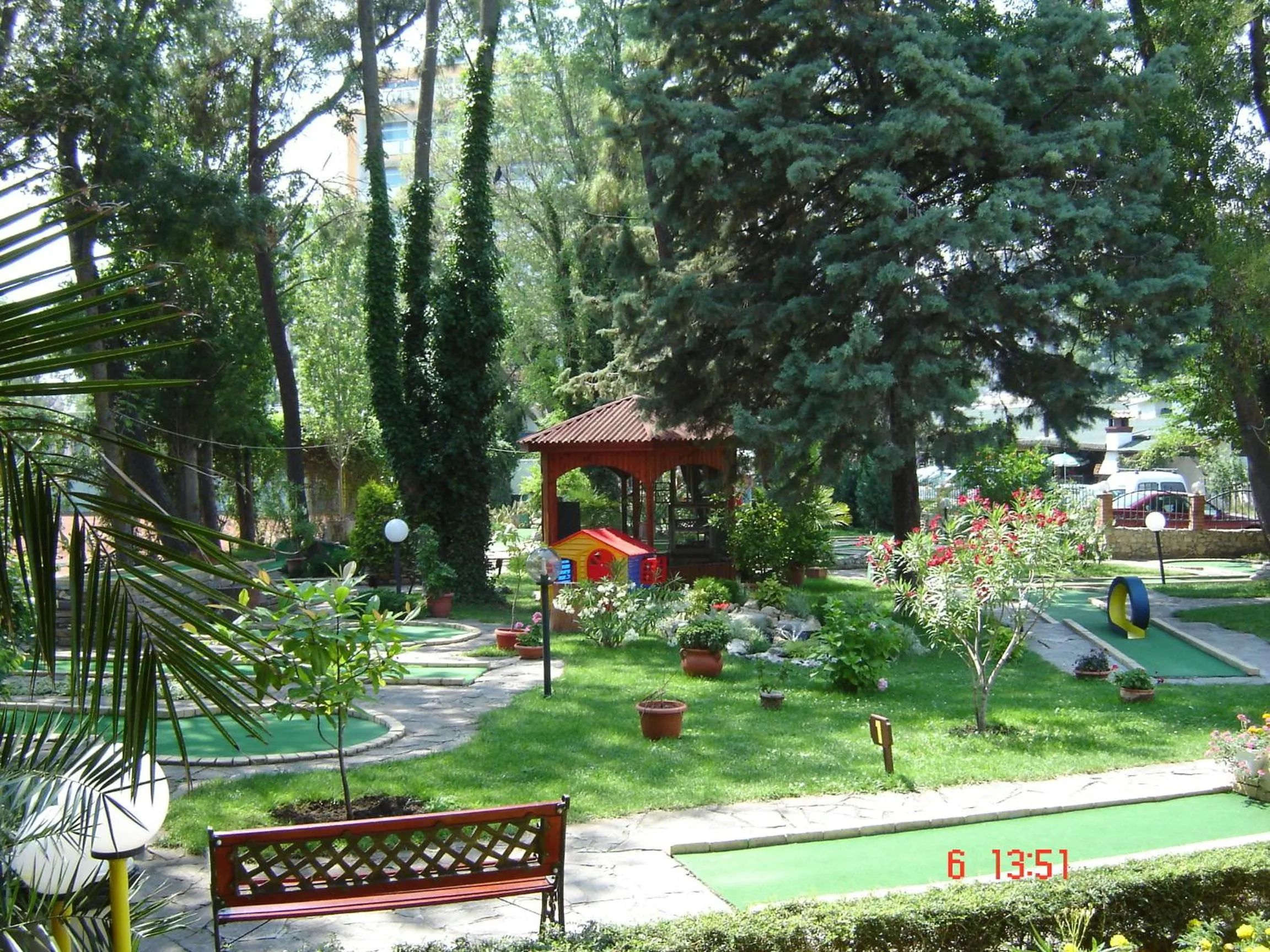 Garden in Oleander House and Tennis Club