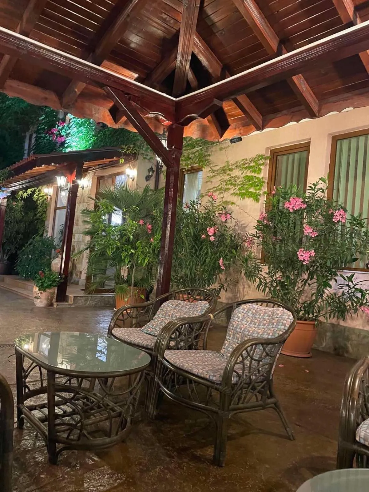 Patio in Oleander House and Tennis Club