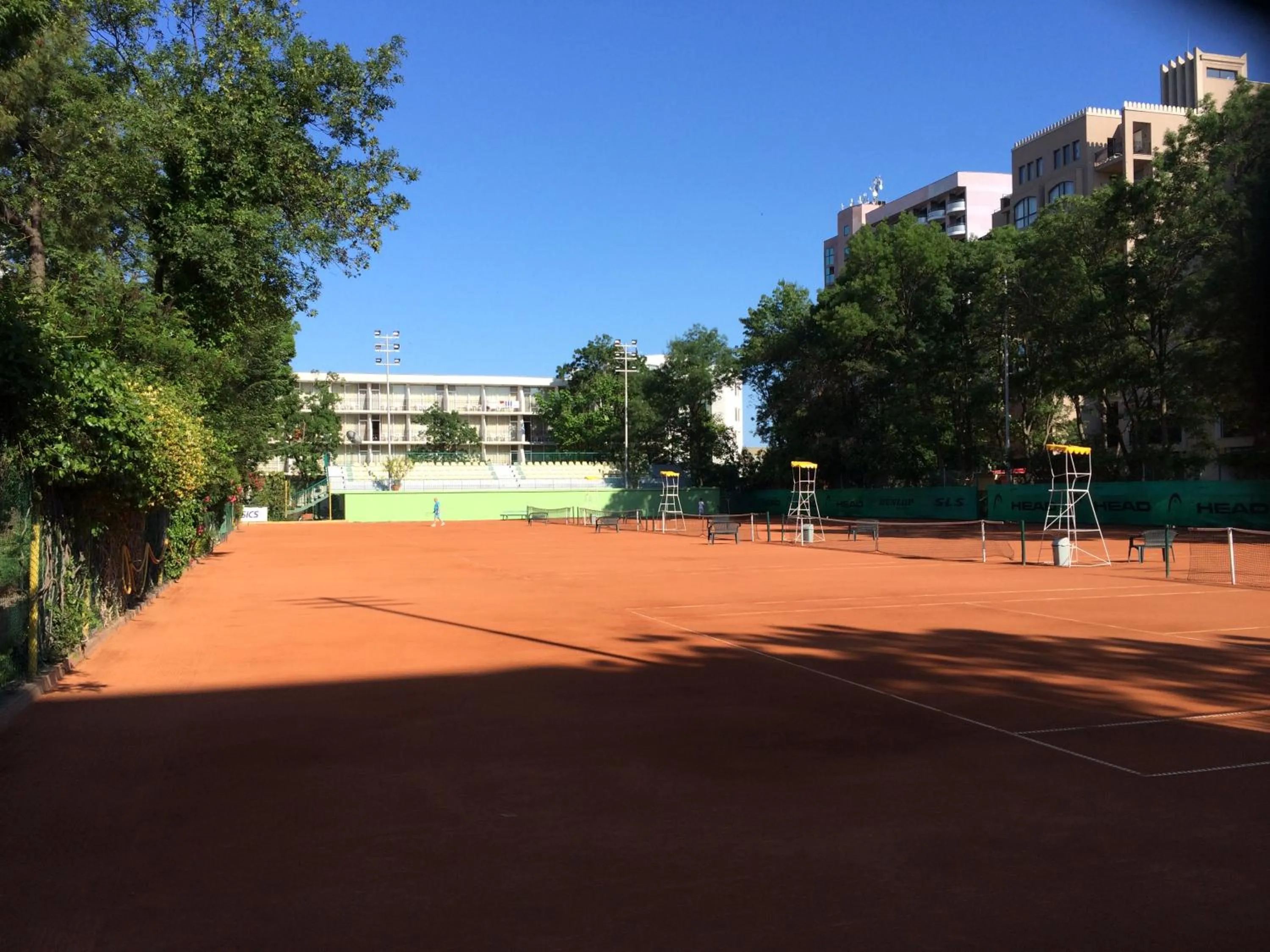 Tennis court in Oleander House and Tennis Club