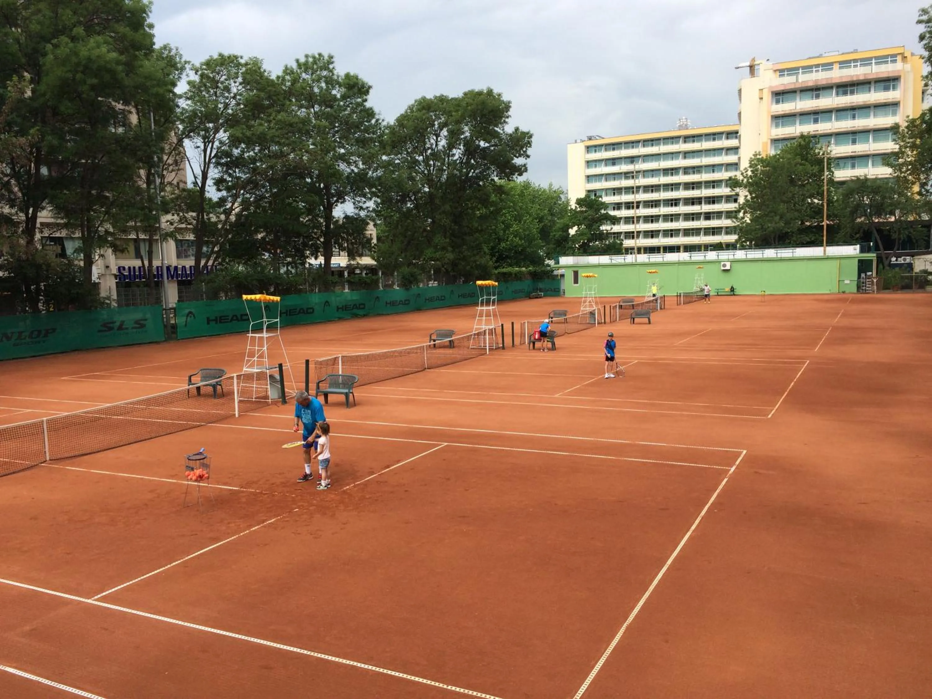 Tennis court in Oleander House and Tennis Club