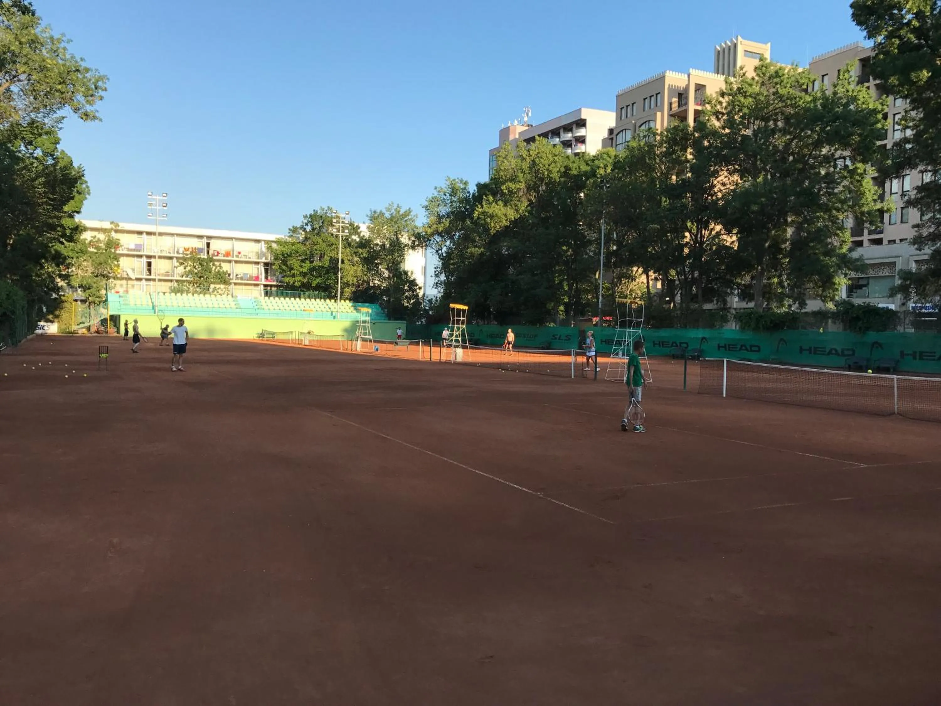 Tennis court in Oleander House and Tennis Club