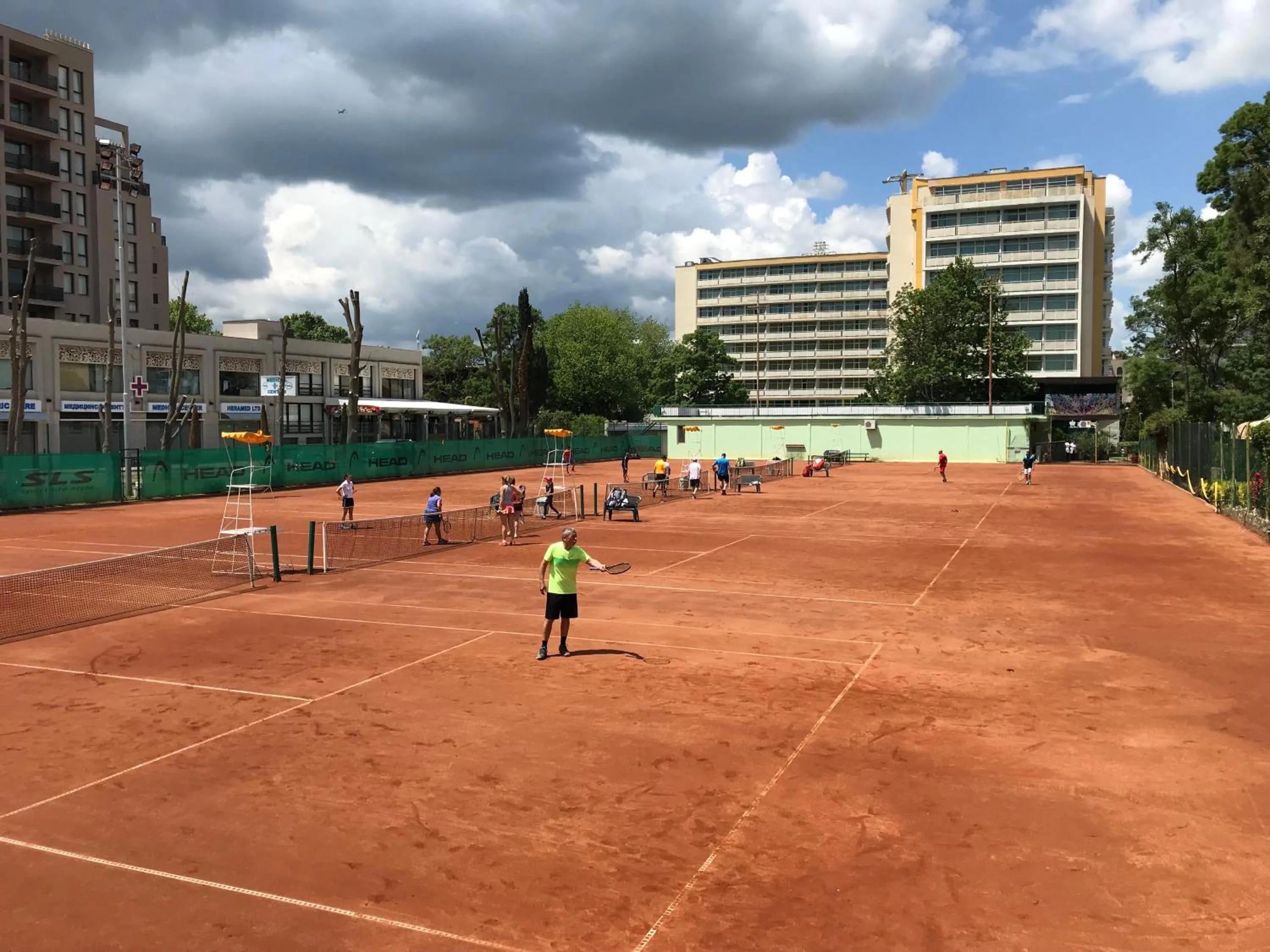 People in Oleander House and Tennis Club