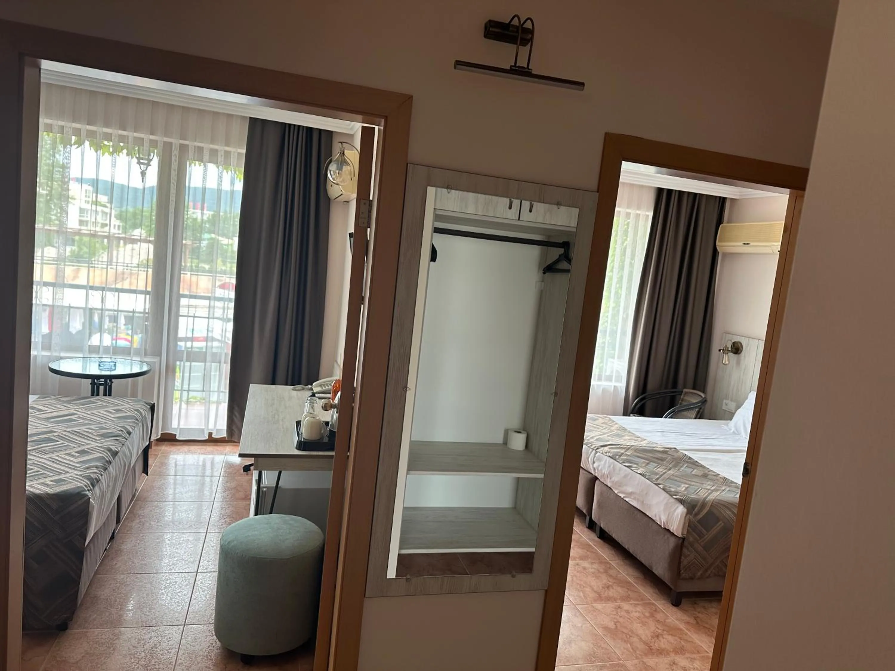 Photo of the whole room, Bed in Oleander House and Tennis Club