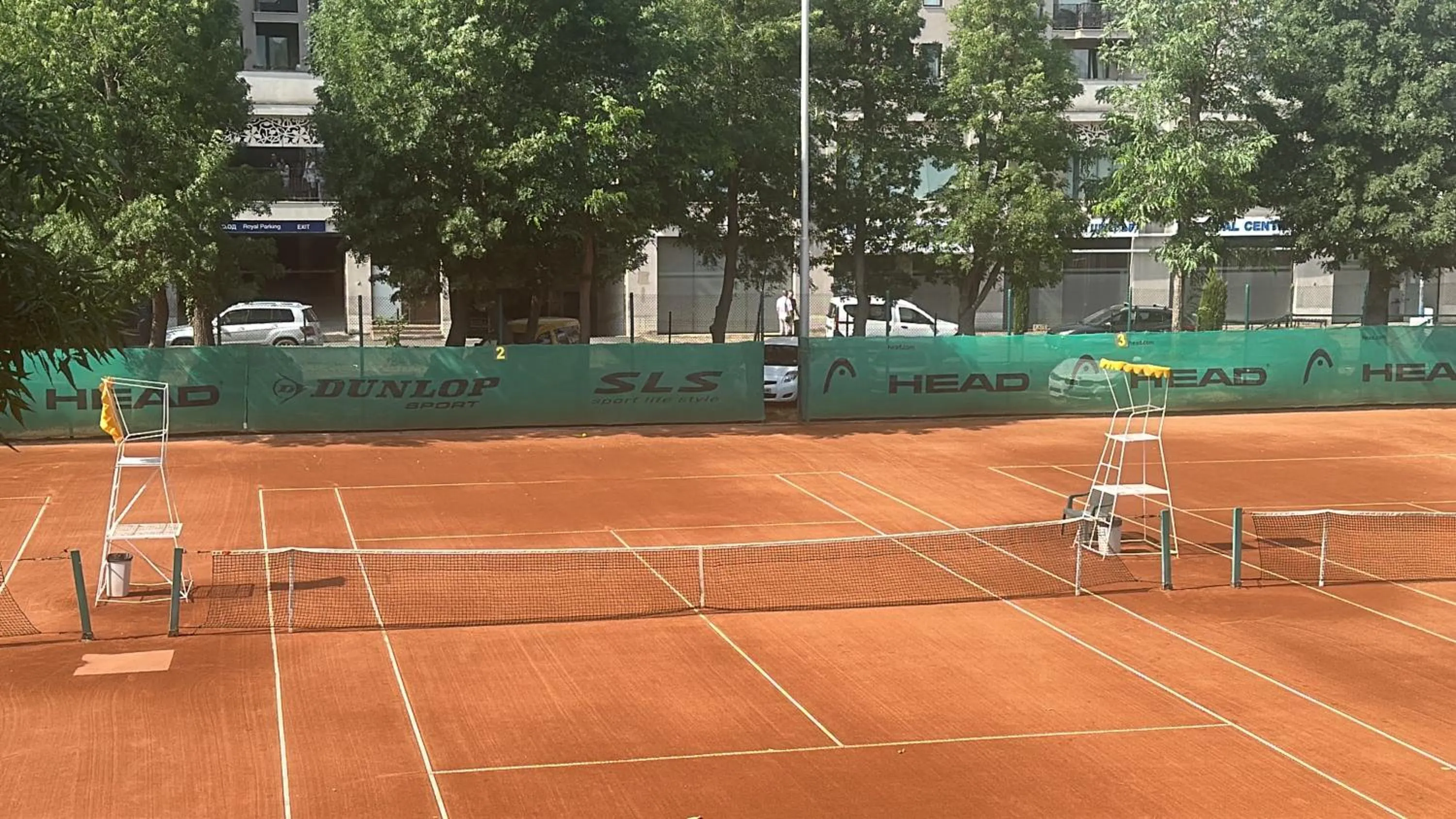 Tennis court in Oleander House and Tennis Club