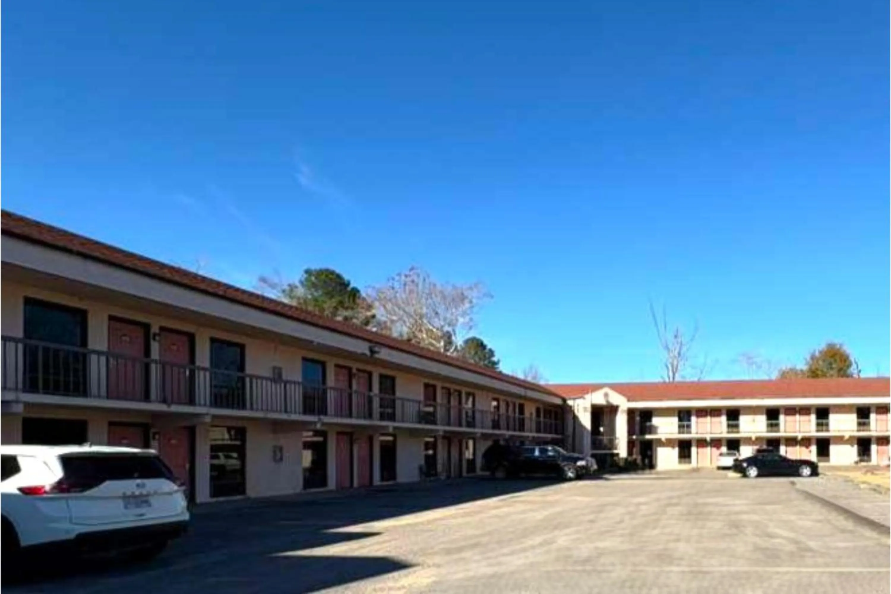 Property building in American Inn by Hotel O Selma US 80