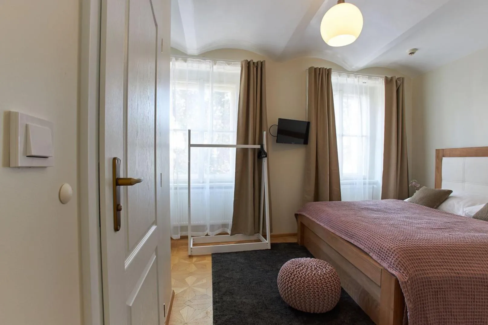 Bed in River View Residence by Charles Bridge